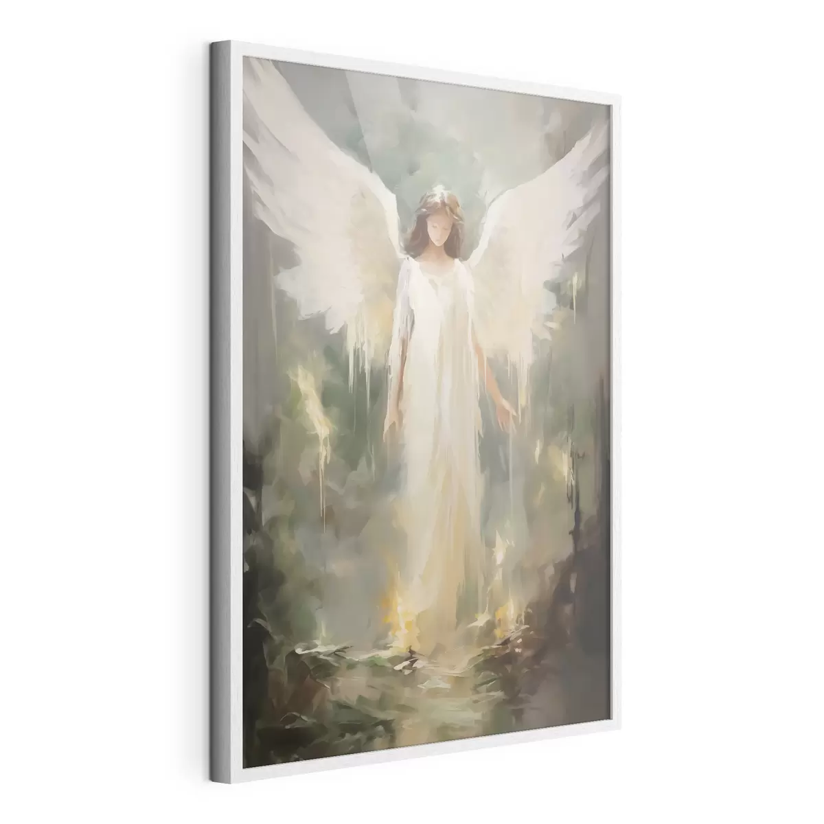Poster Peinture abstraite imitation ange f43353