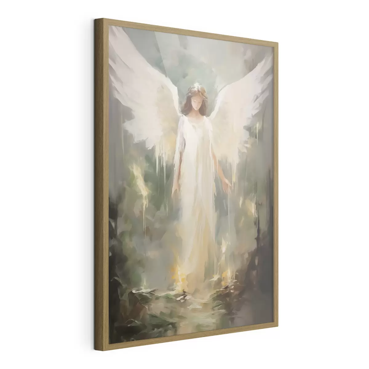 Poster Peinture abstraite imitation ange f43353