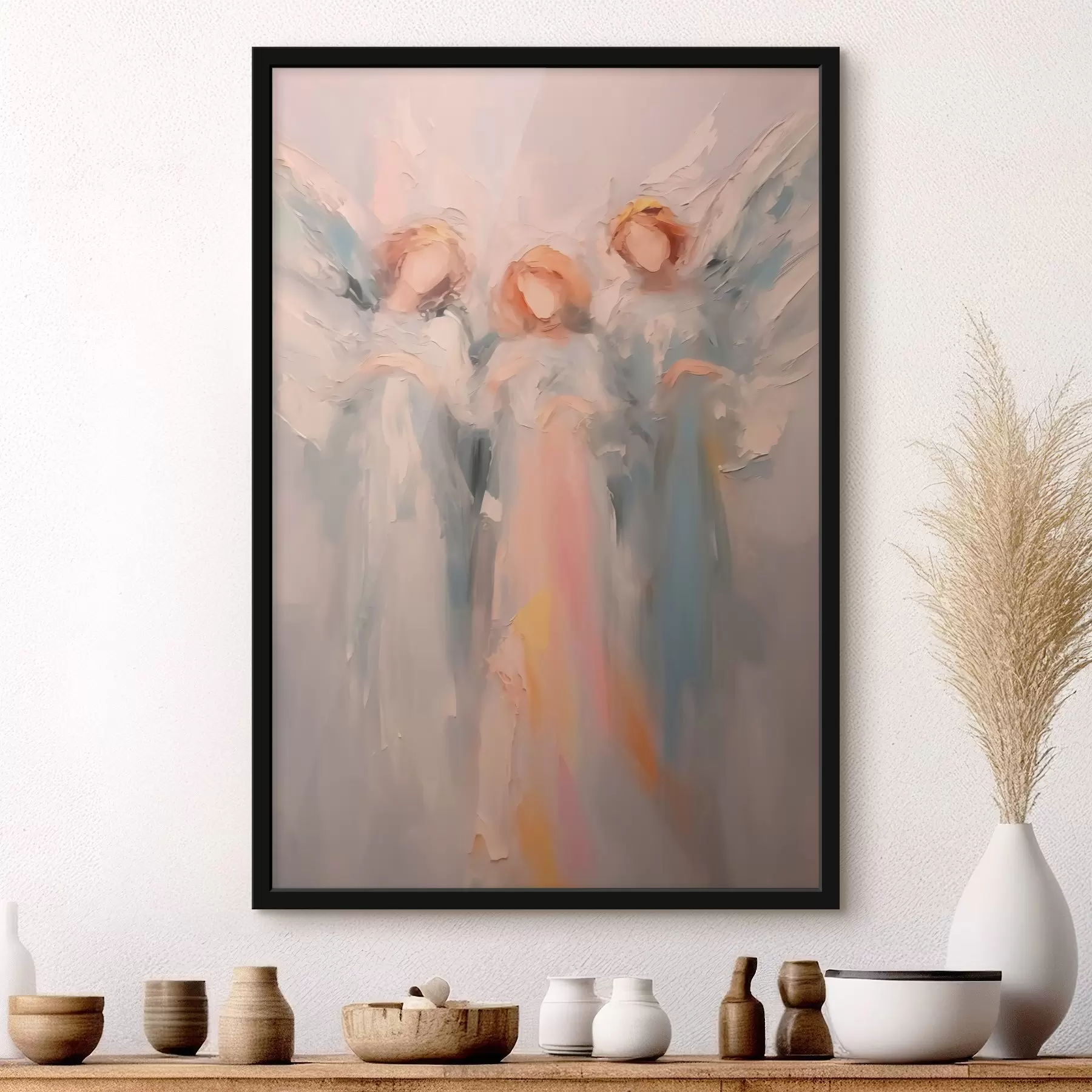 Papier peint Peinture d'imitation d'anges f43355