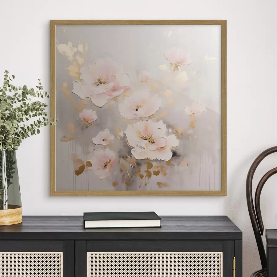 Papier peint Révérence rose f43372