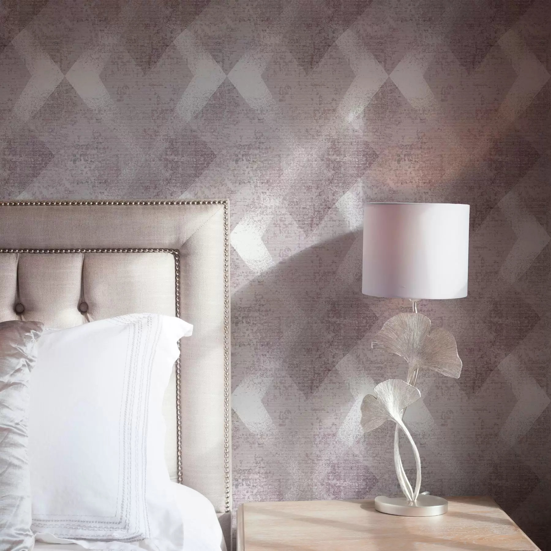 Papier peint Losanges de couleur rose a00007v1