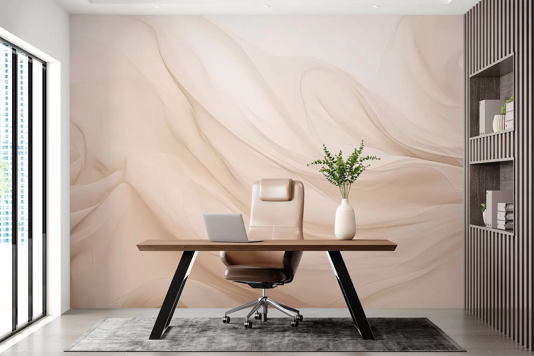 Papier peint Vagues douces w03430