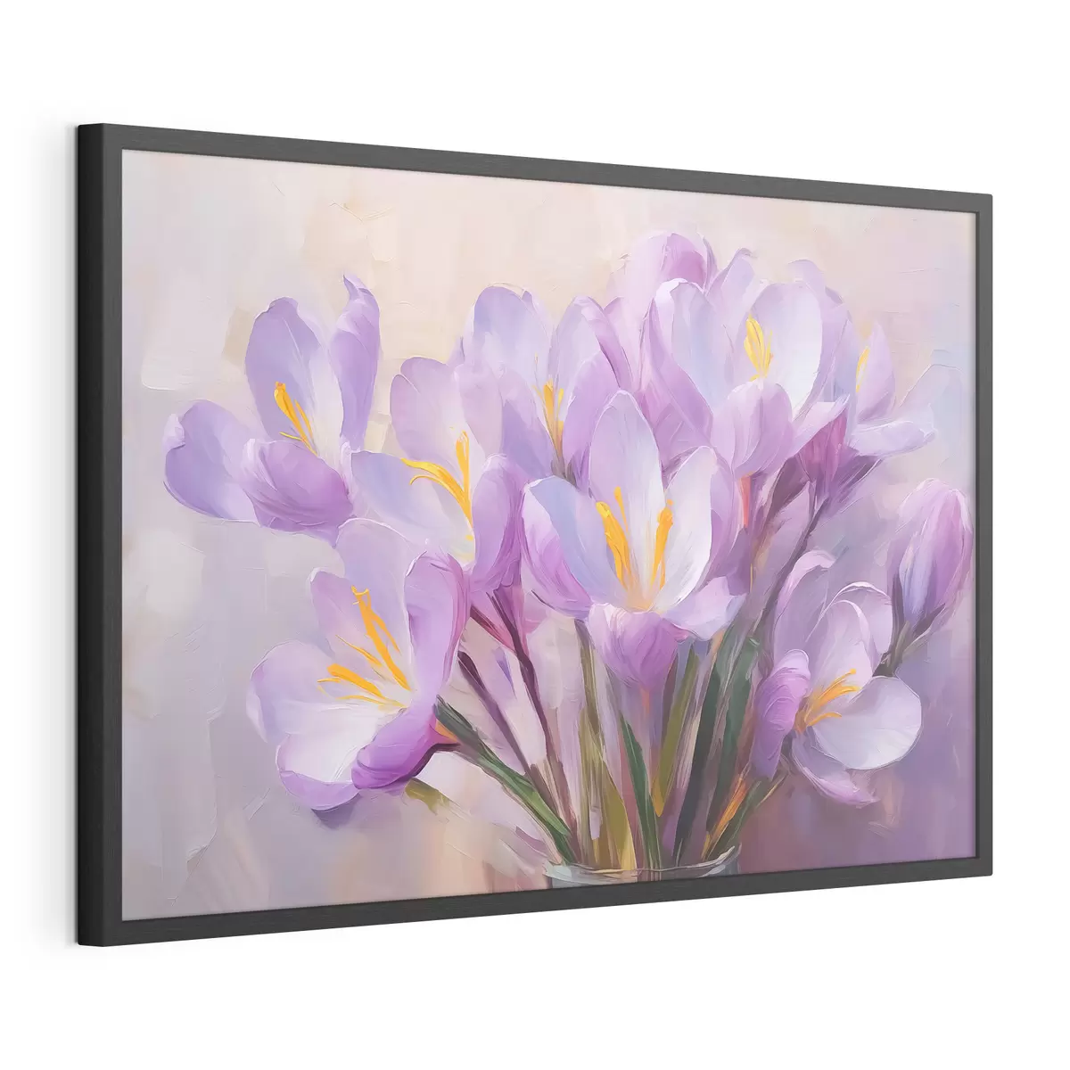 Poster Peinture imitation crocus f43437