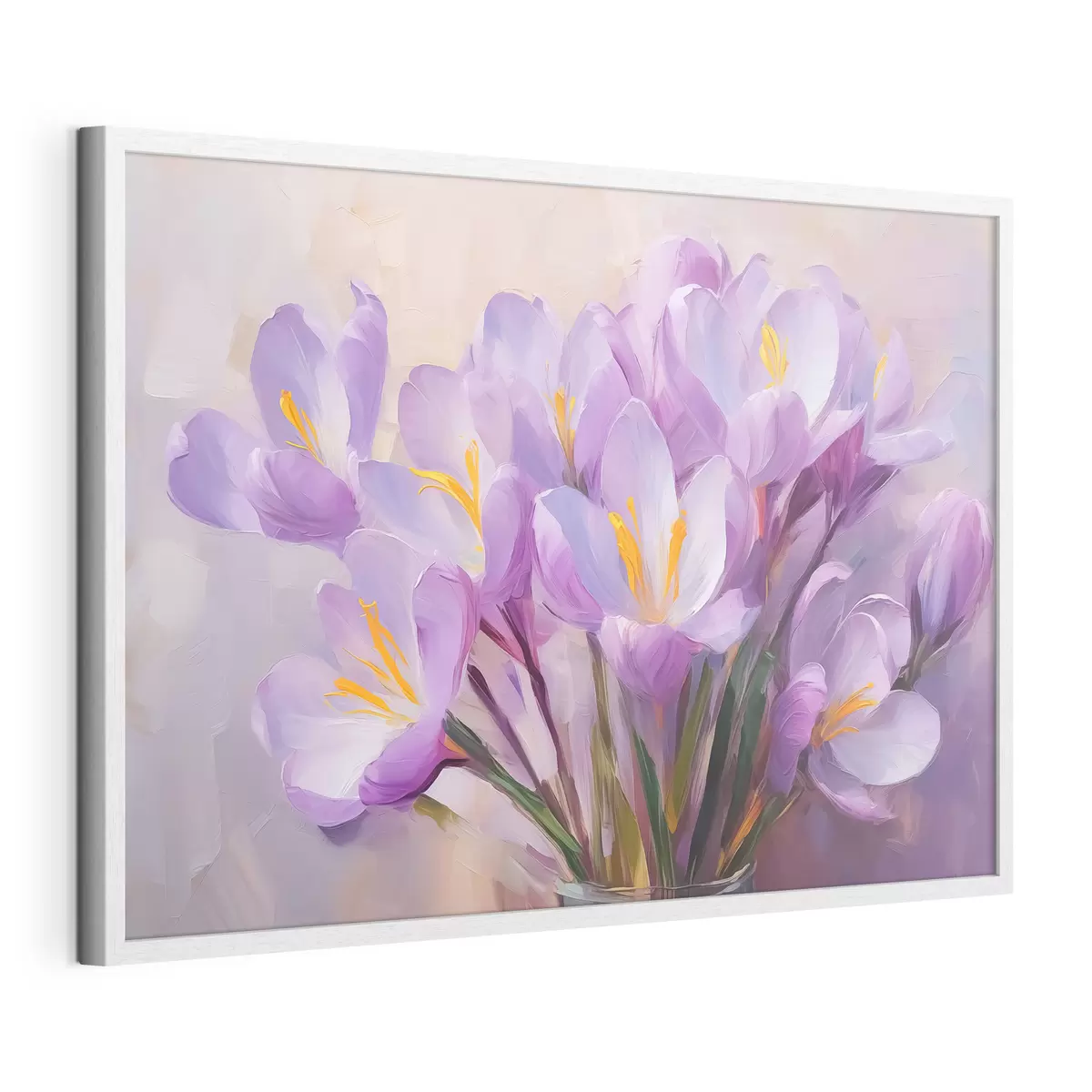 Poster Peinture imitation crocus f43437
