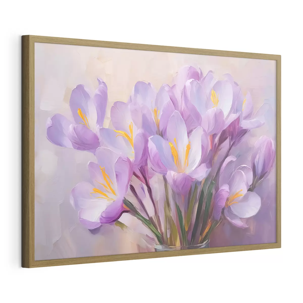 Poster Peinture imitation crocus f43437