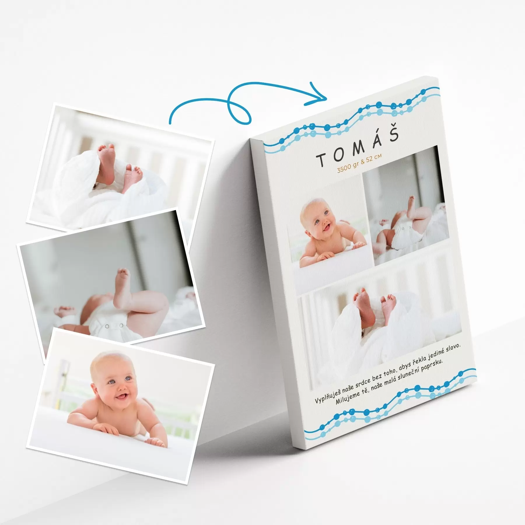 Tableau Collage photo sur commande s43598