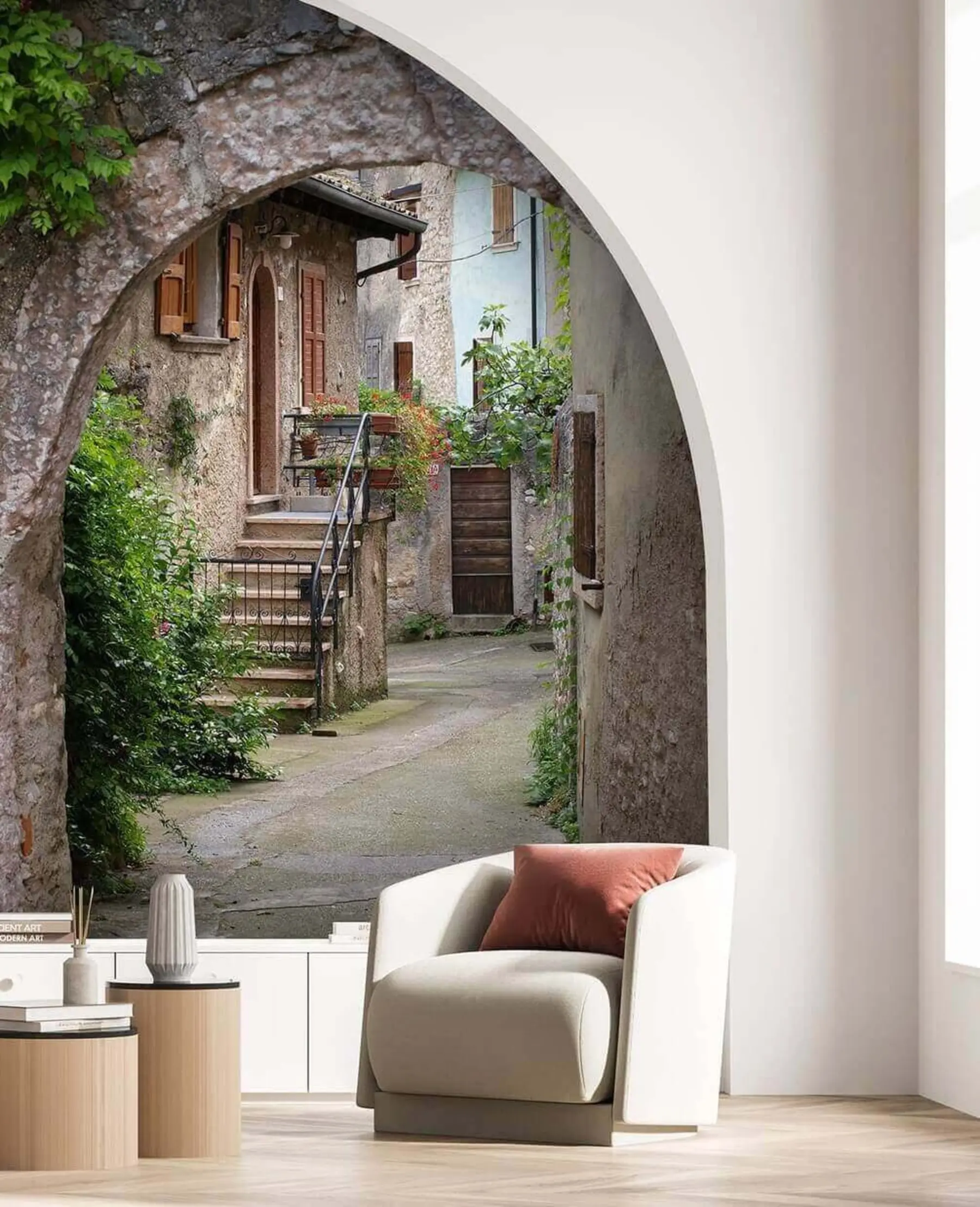 Papier peint rue italienne u60588 buy France - Uwalls.fr Papier peint rue italienne u60588