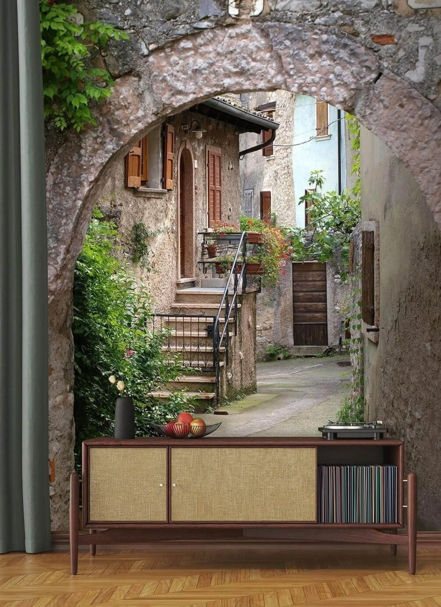 Papier peint rue italienne u60588