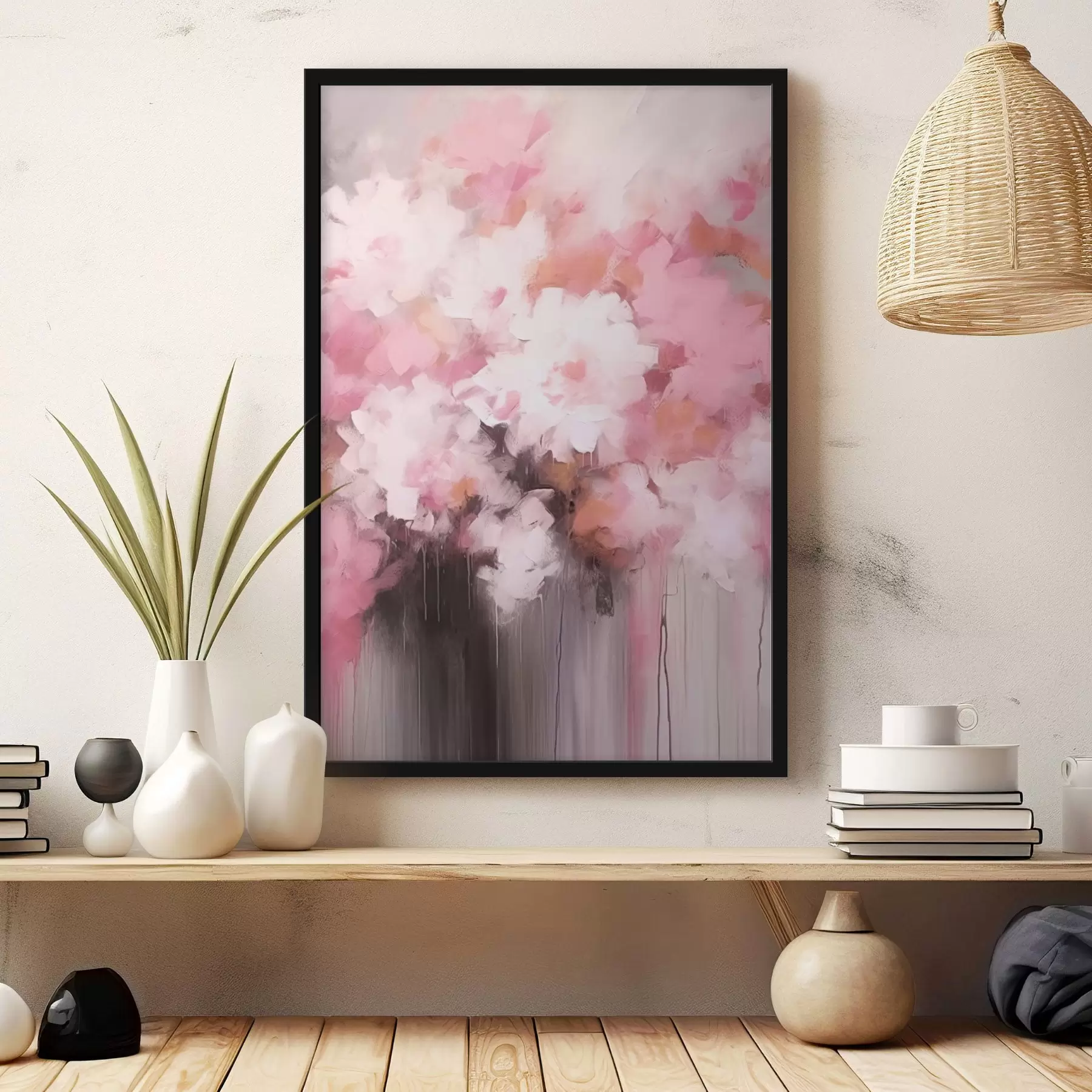Papier peint Abstraction florale f43517