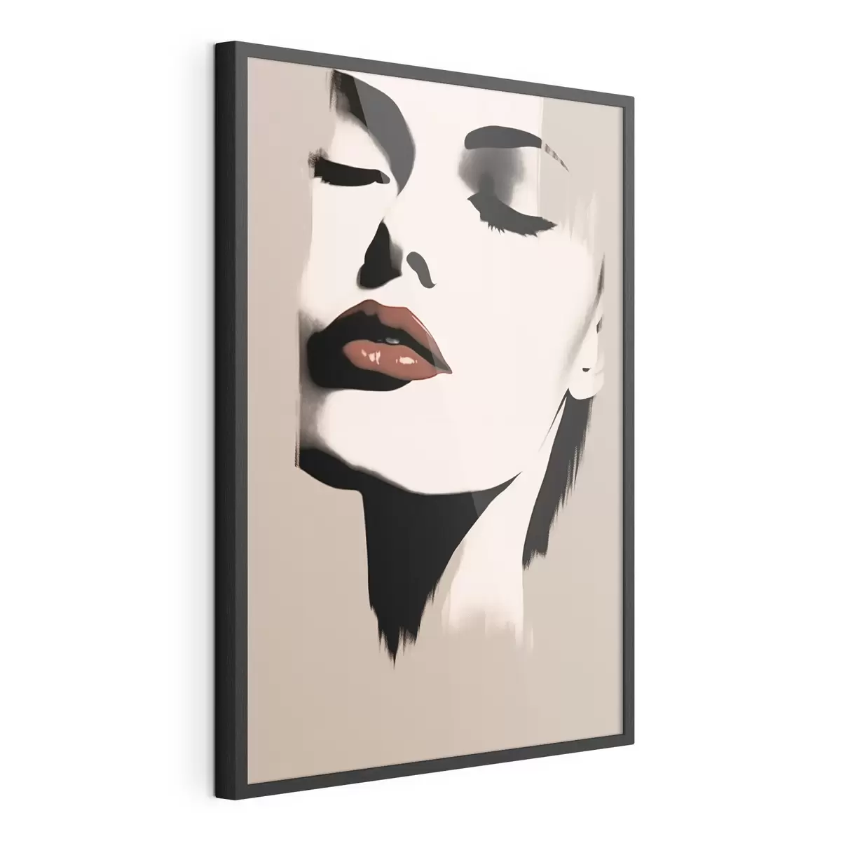 Poster Portrait de femme minimaliste f43527