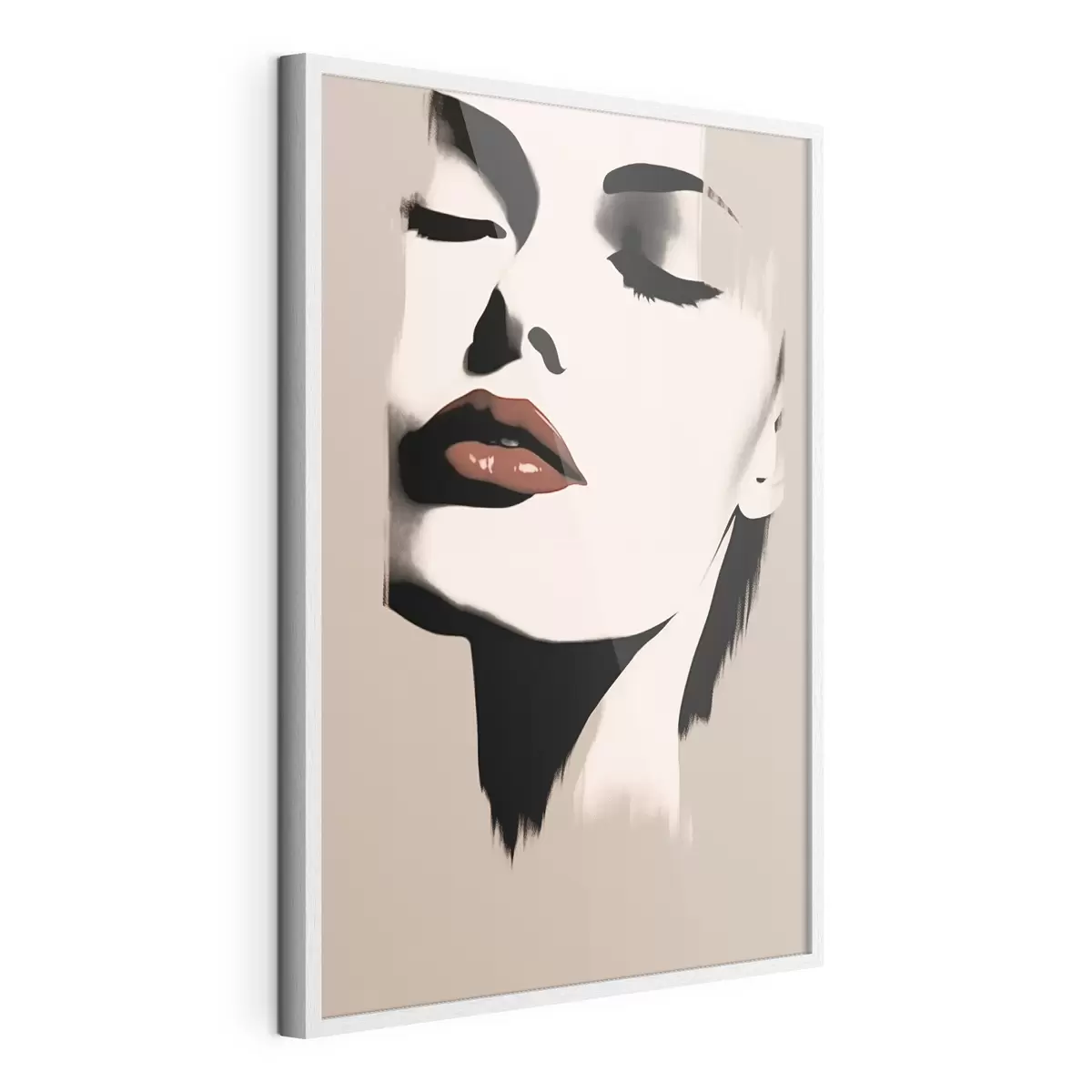 Poster Portrait de femme minimaliste f43527