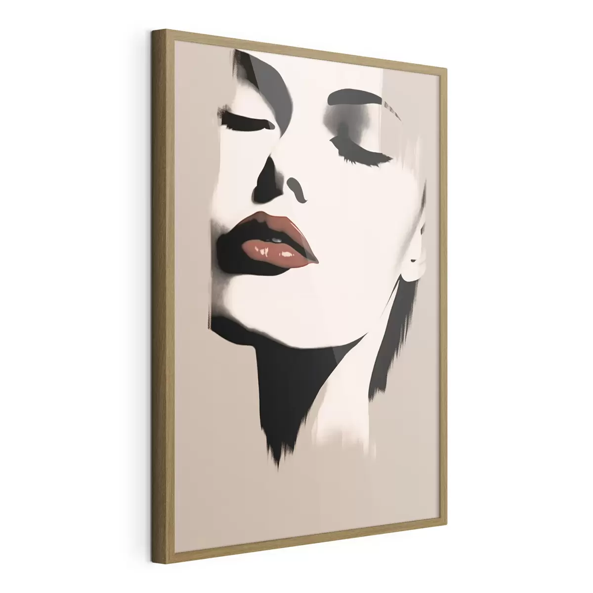 Poster Portrait de femme minimaliste f43527