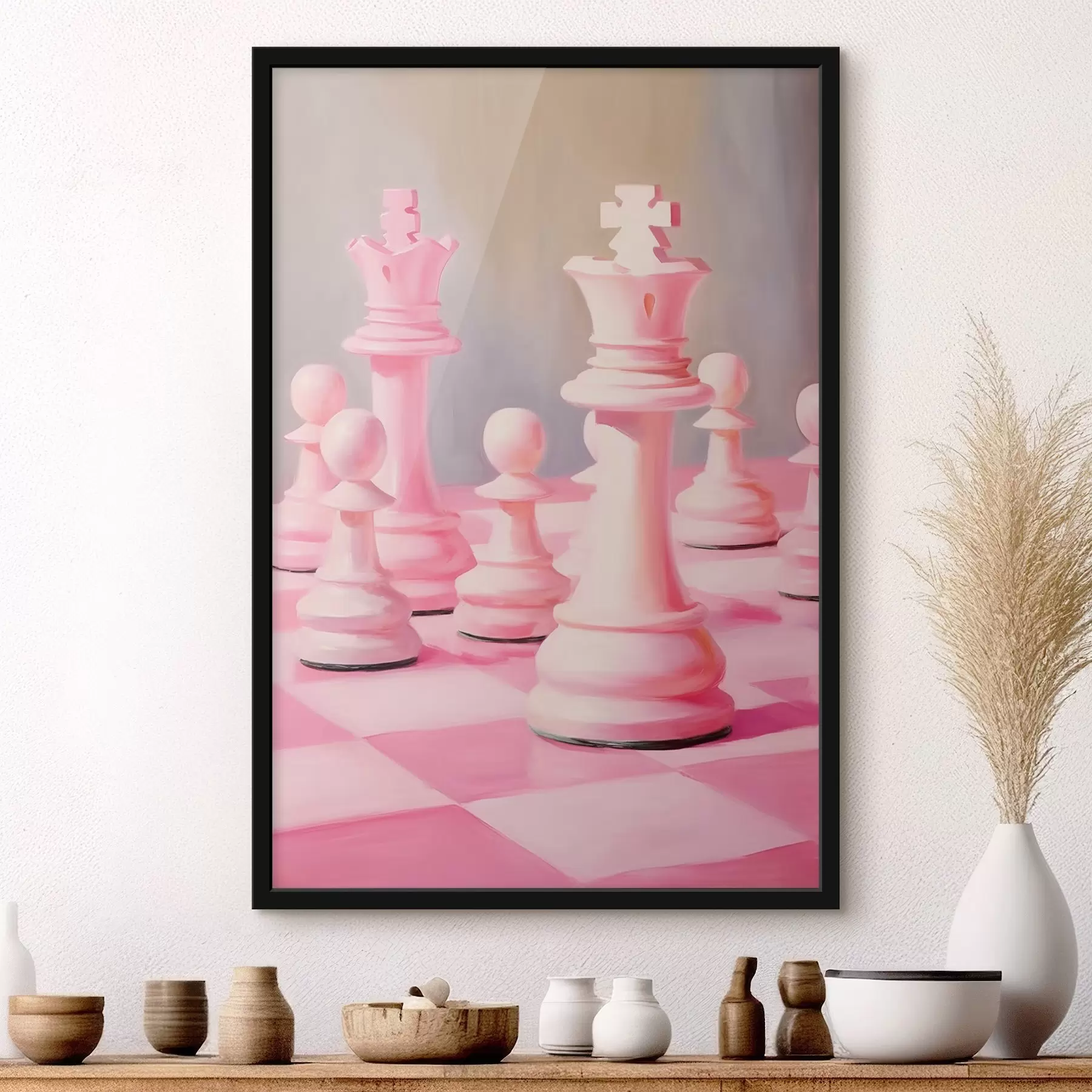 Papier peint Pièces d'échecs f43514