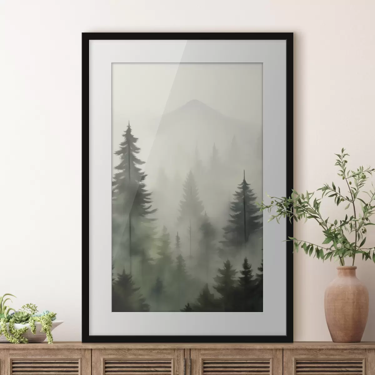 Poster Forêt et dévotion f43512
