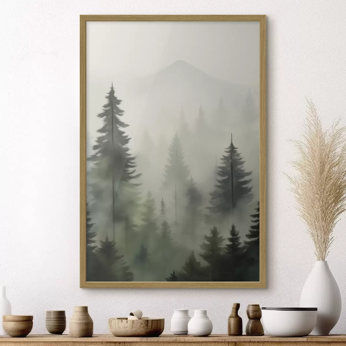 Poster Forêt et dévotion f43512