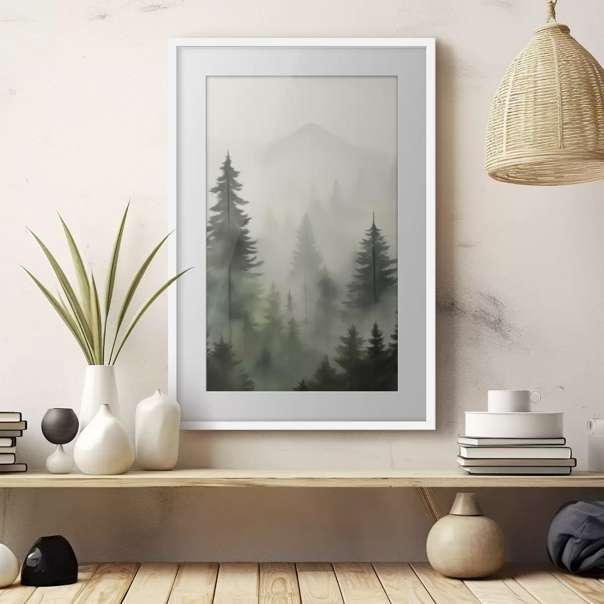 Poster Forêt et dévotion f43512
