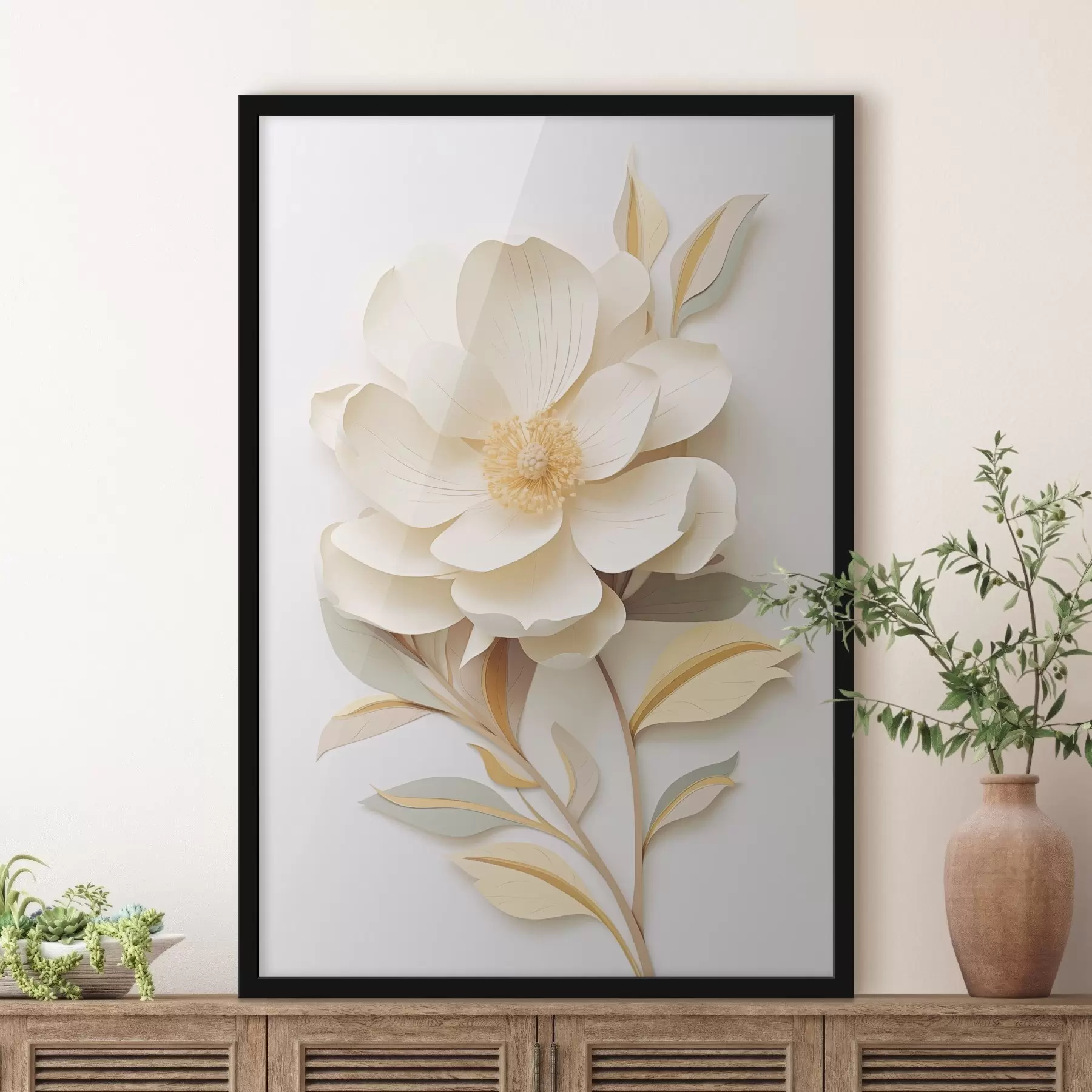 Papier peint Elegant Paper Bloom f43569