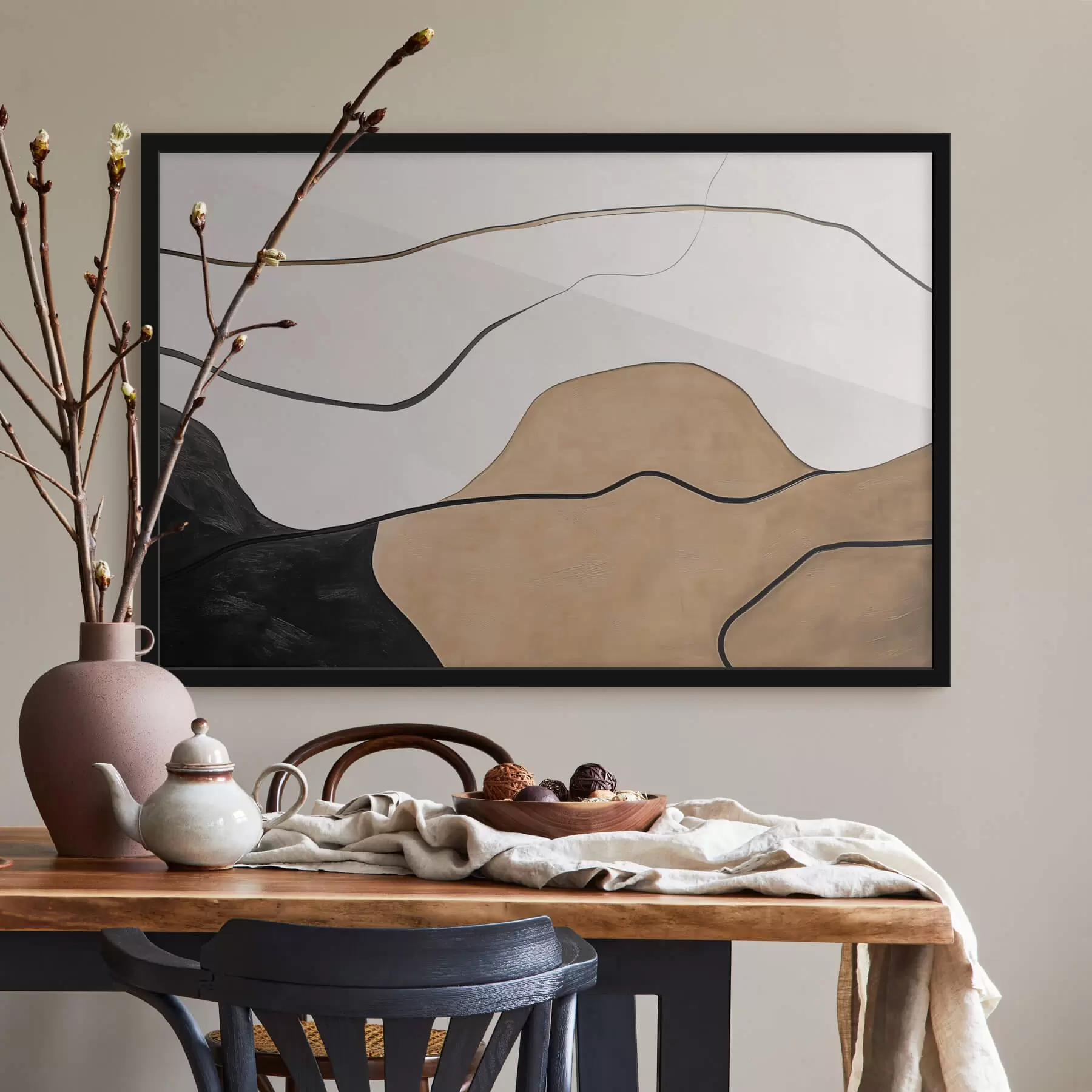 Papier peint Abstraction avec imitation de texture f42998