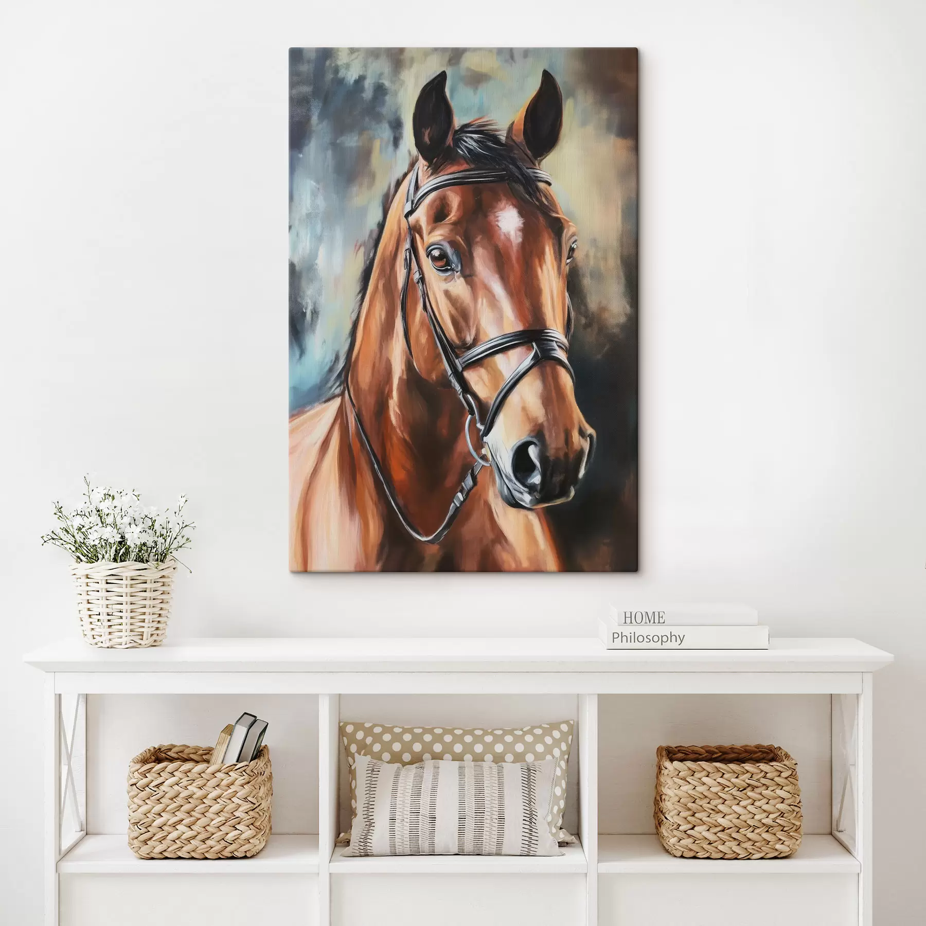 Tableau Portrait d'un cheval s43917
