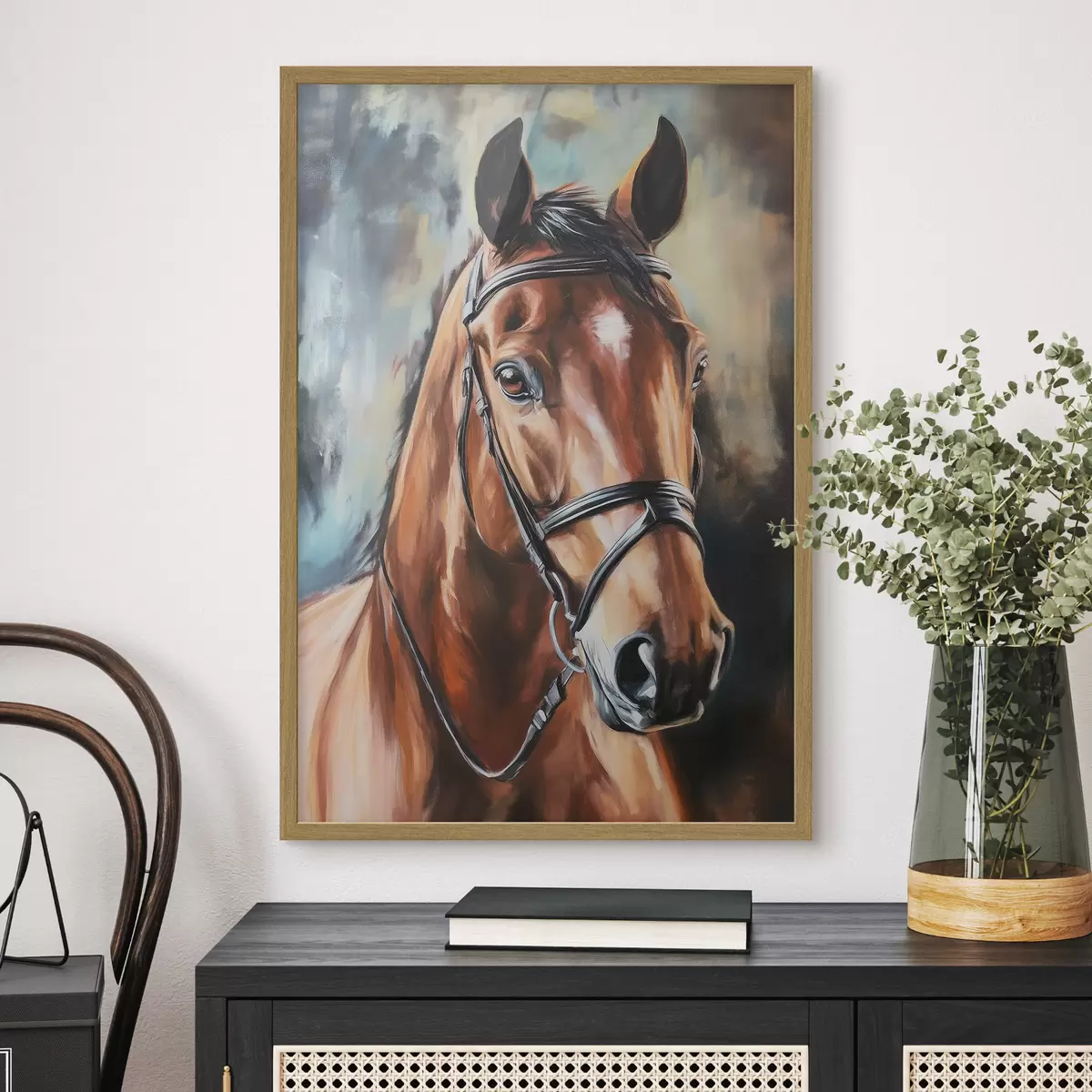 Poster Portrait d'un cheval f43917