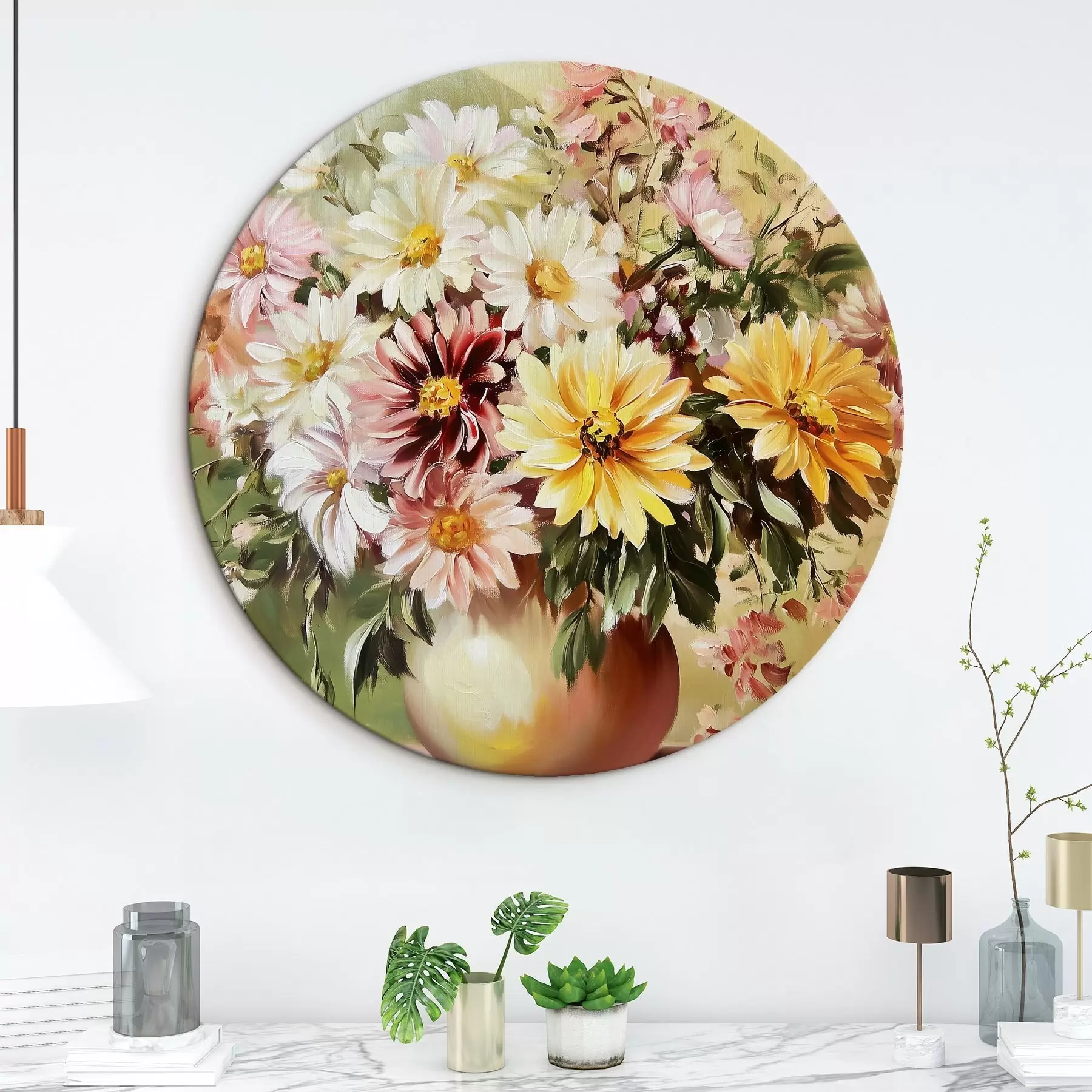Tableau Bouquet de belles fleurs r43908