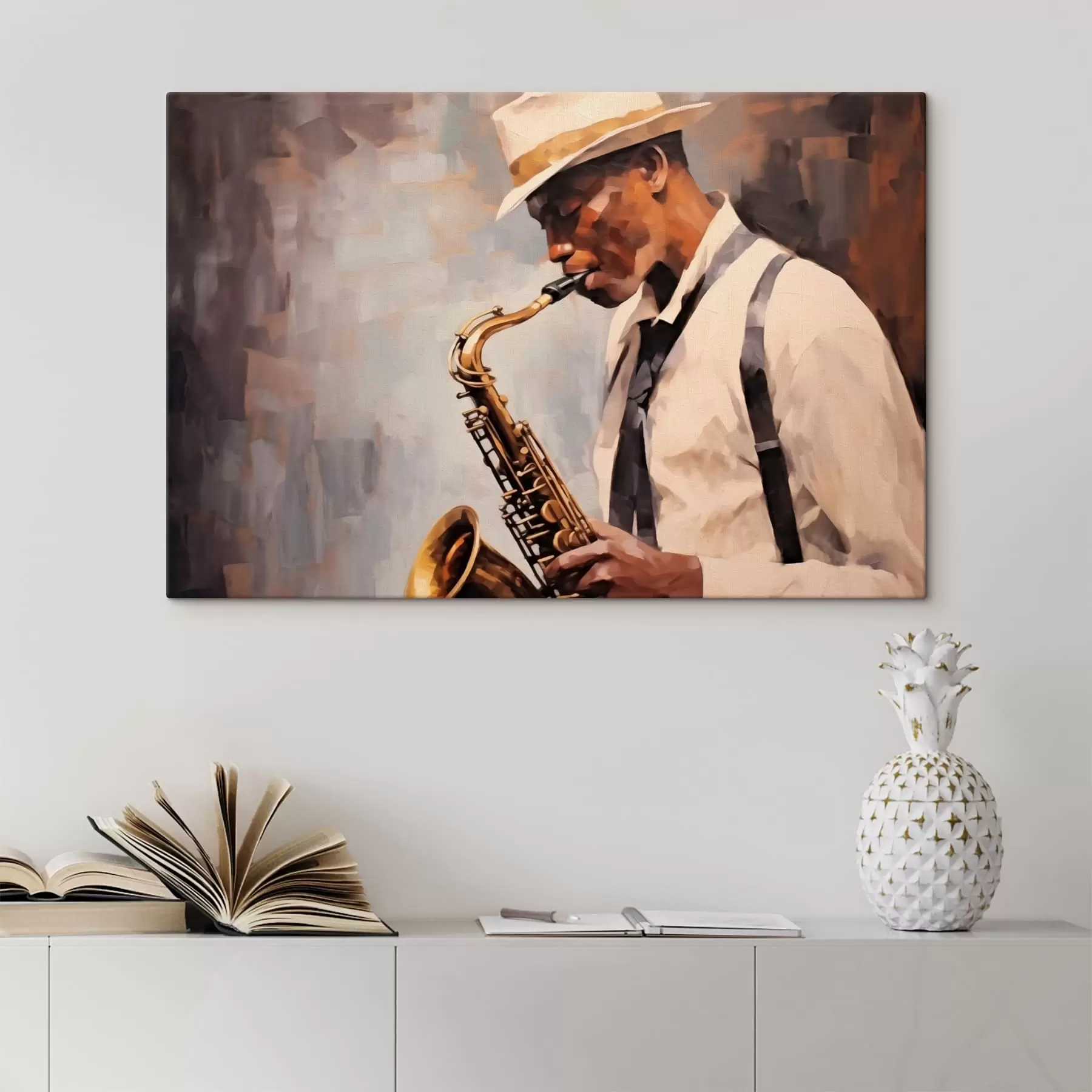 Papier peint Saxophoniste s43926