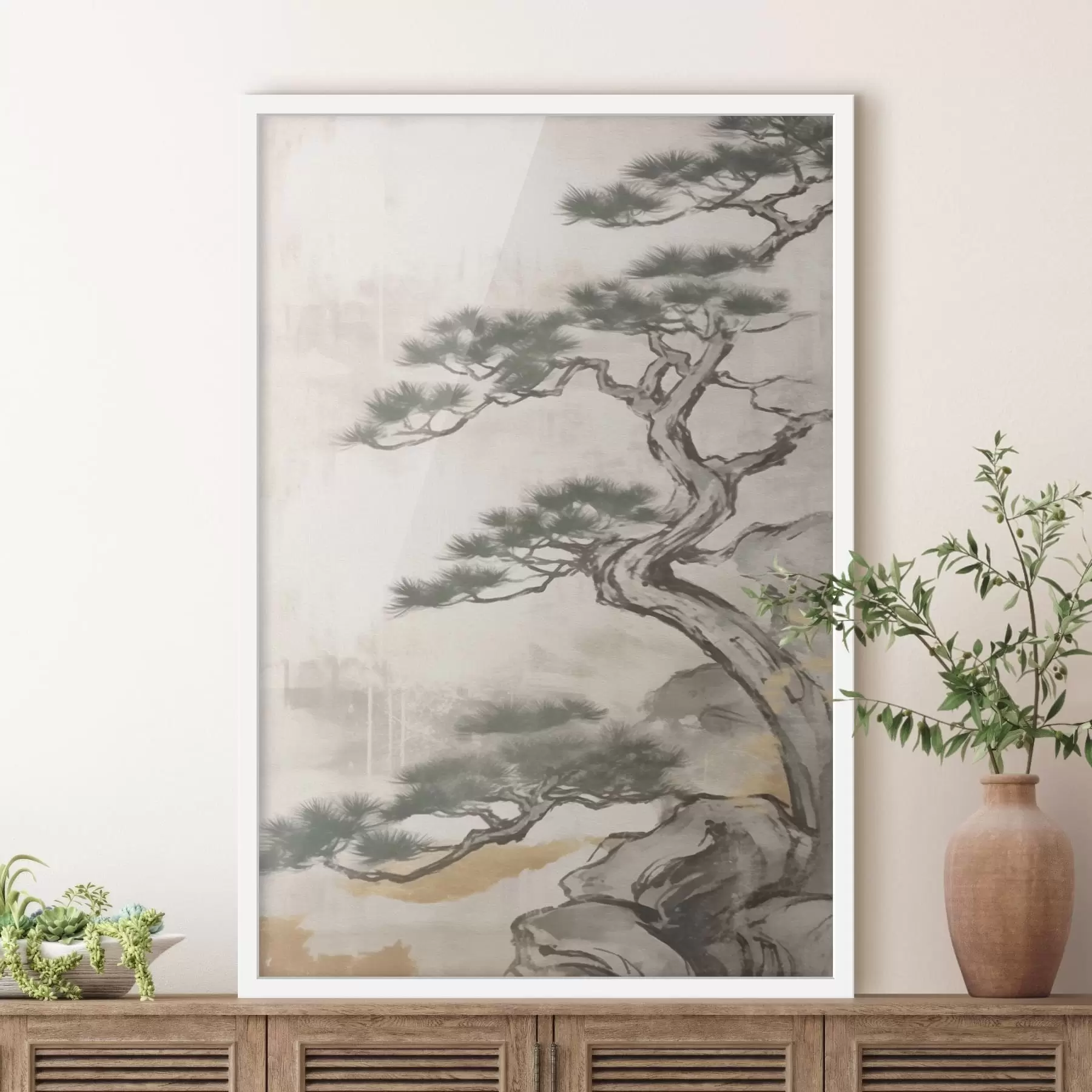 Papier peint Bonsaïs japonais f43238