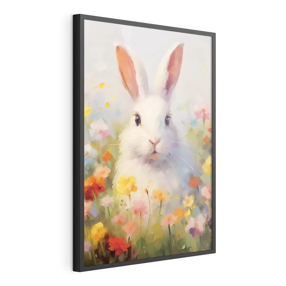 Poster Lapin blanc f43239