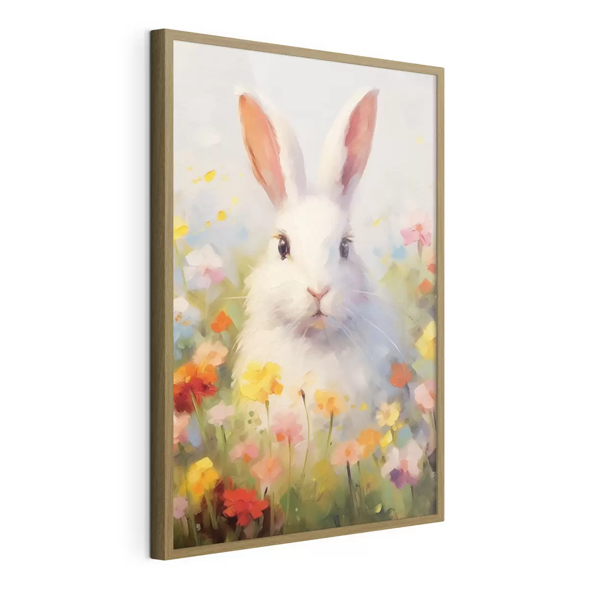 Poster Lapin blanc f43239