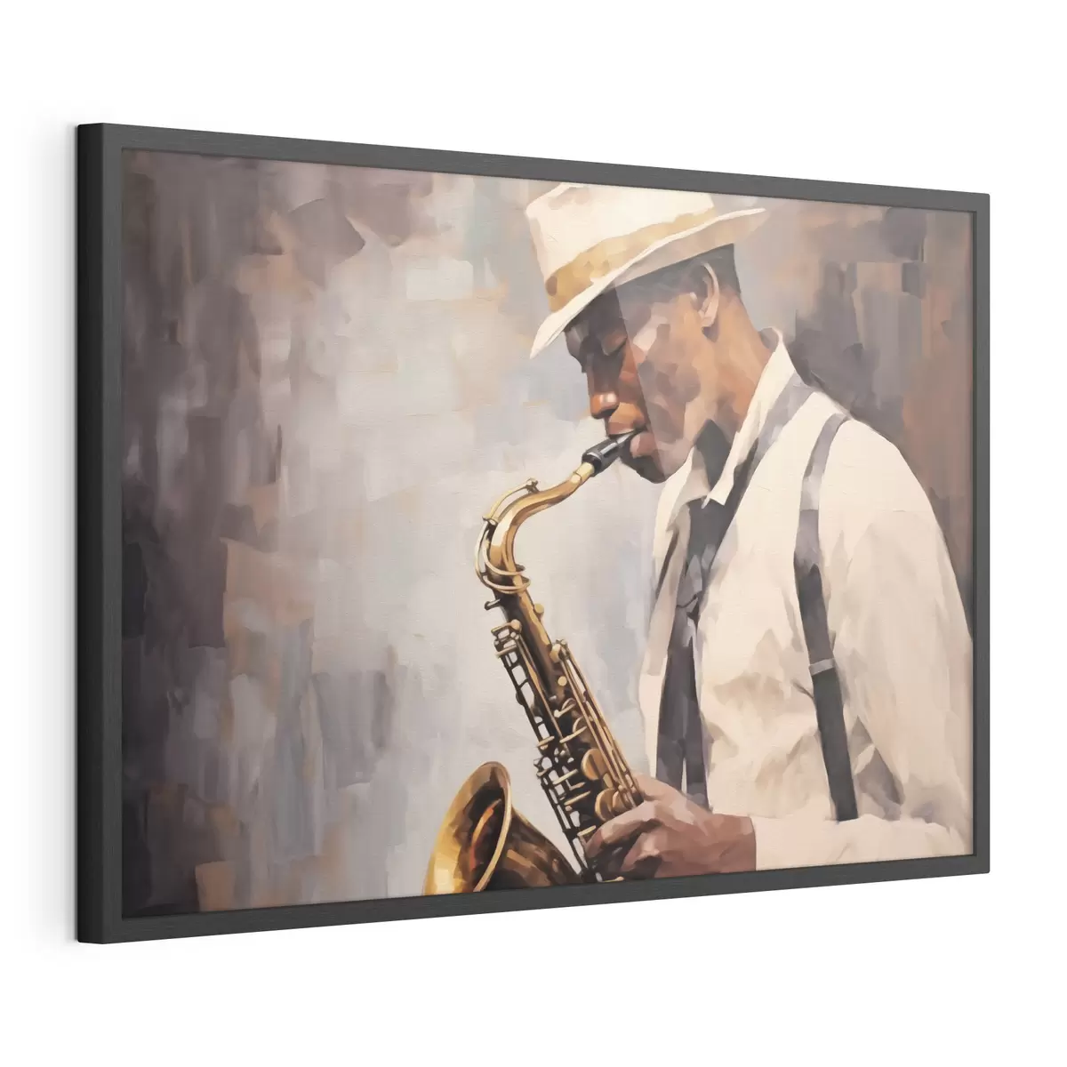 Poster Saxophoniste f43926