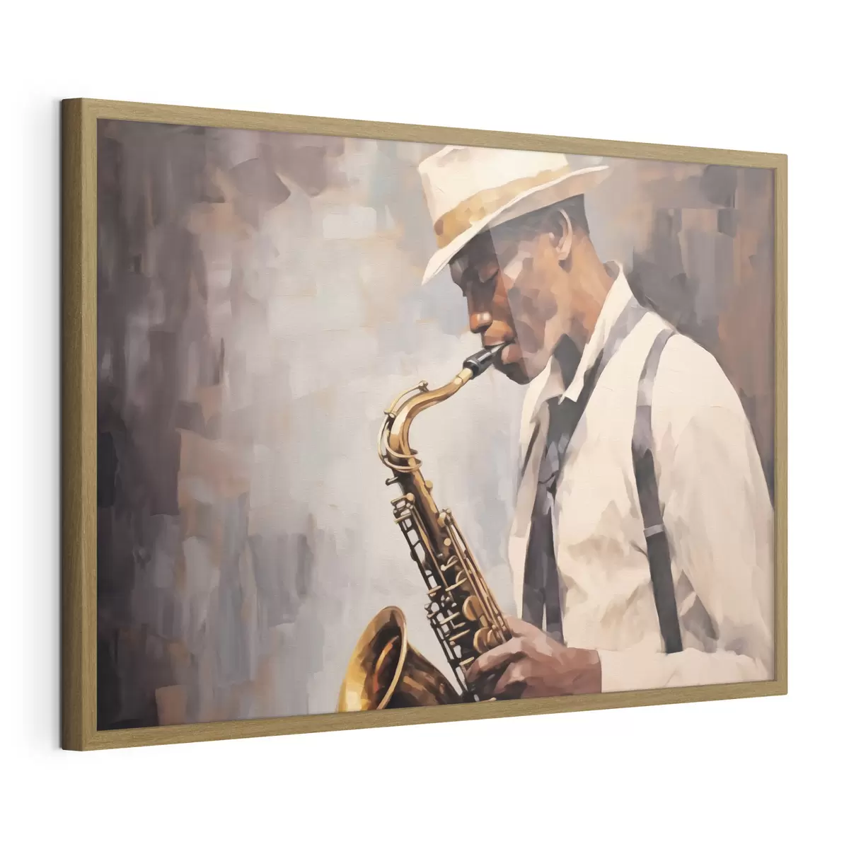 Poster Saxophoniste f43926
