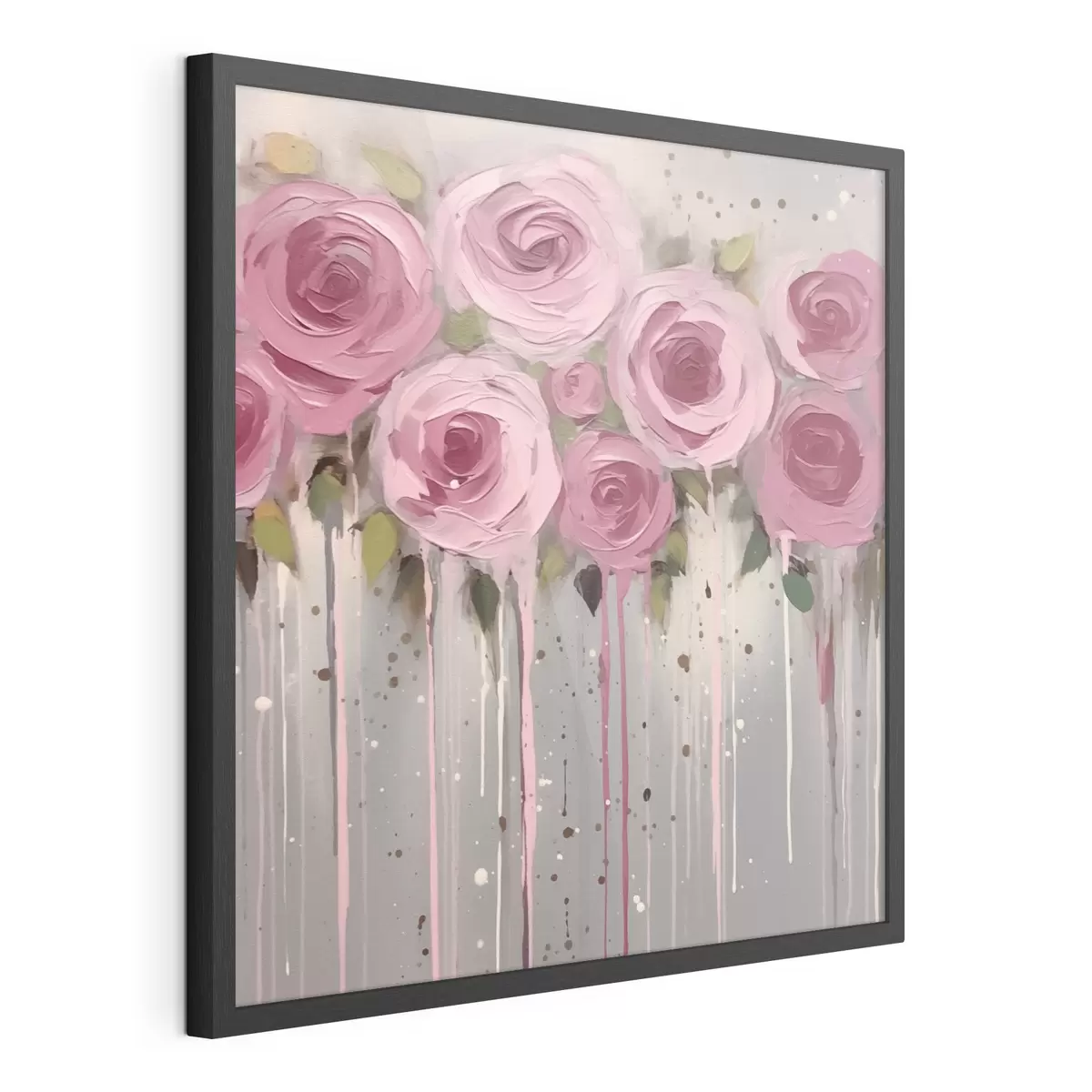 Poster Roses abstraction fleurs f43930