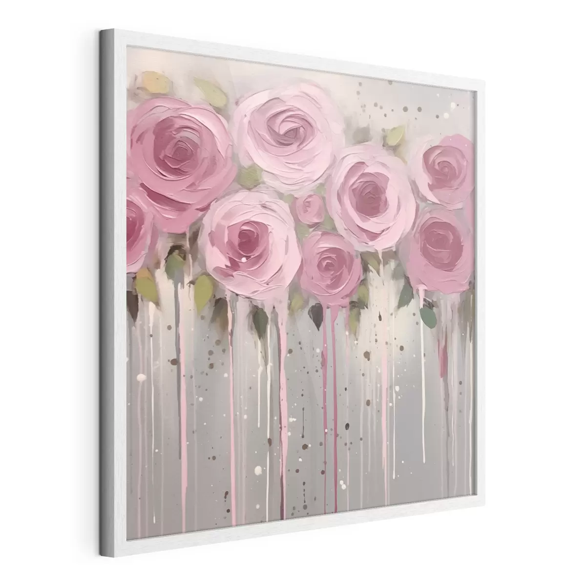 Poster Roses abstraction fleurs f43930