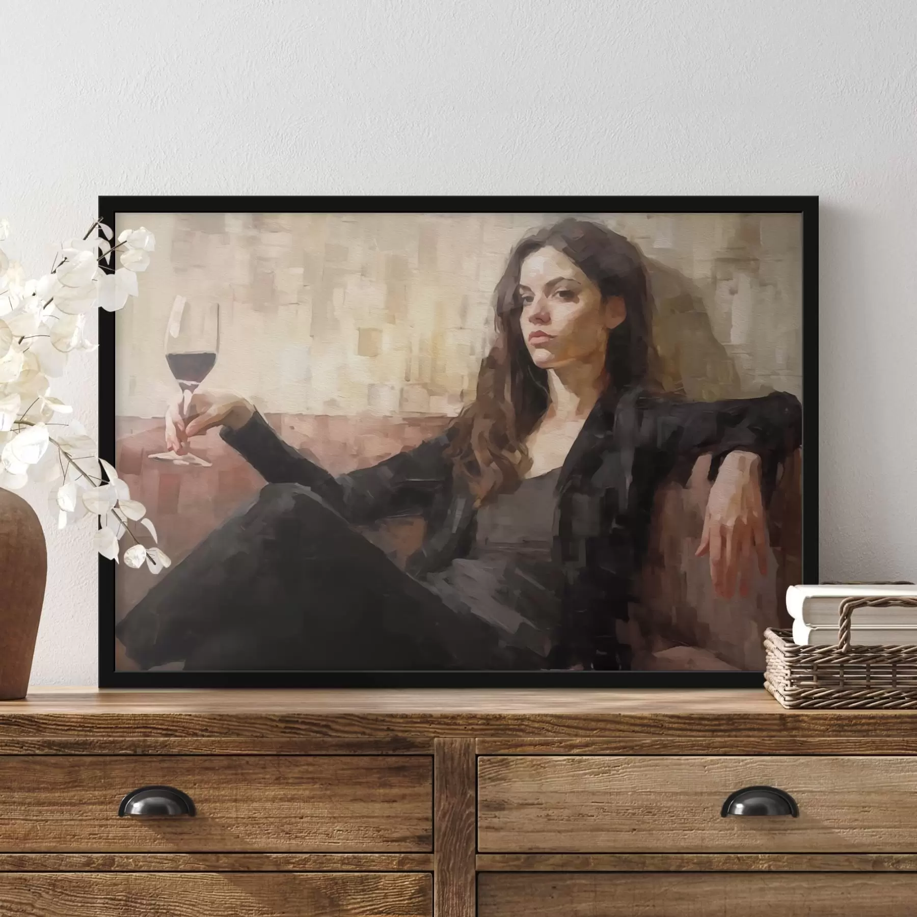 Papier peint Fille mystérieuse f43932