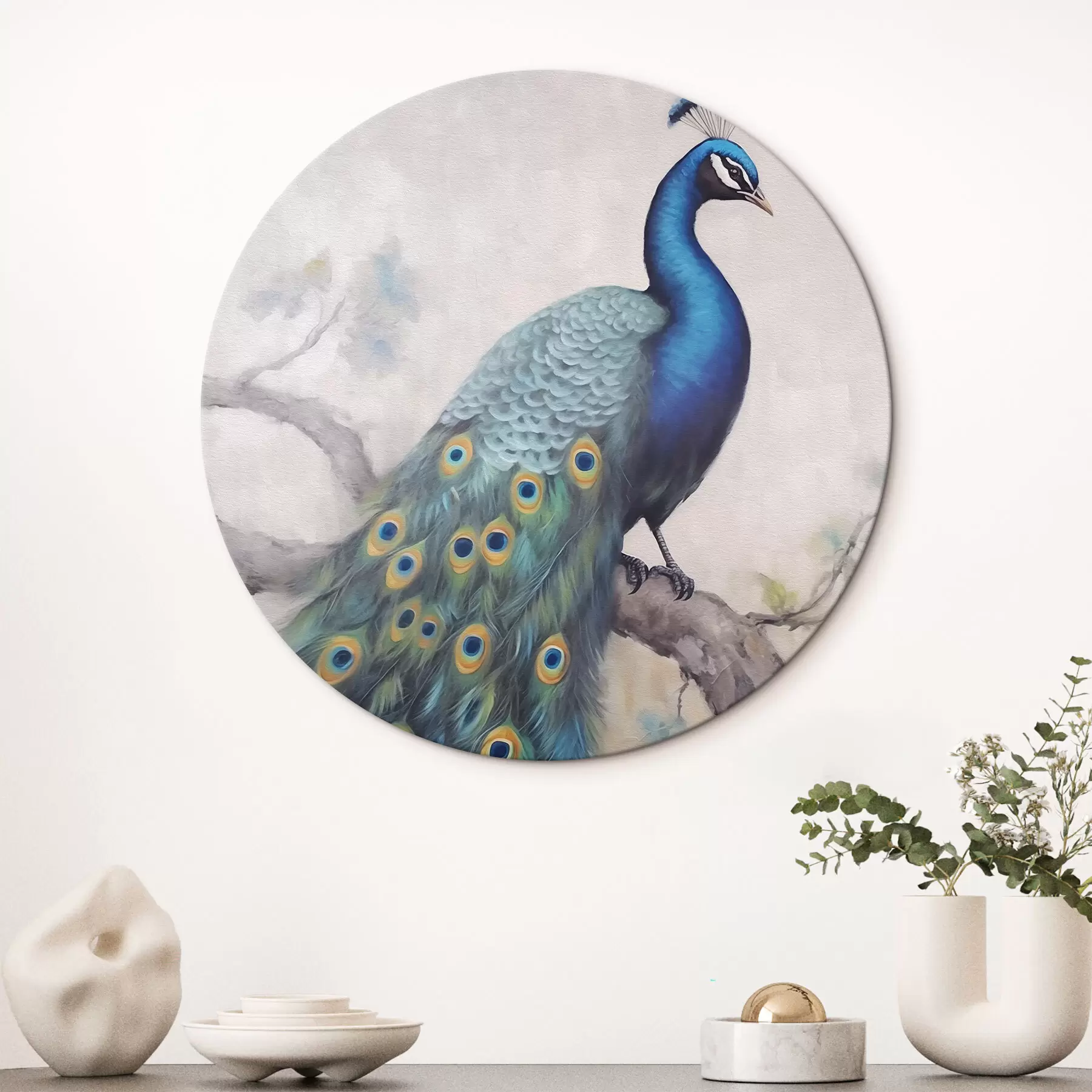 Tableau Magnifique paon r43236