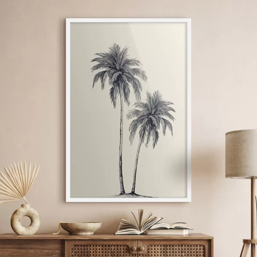 Papier peint Palmiers minimalisme f43956