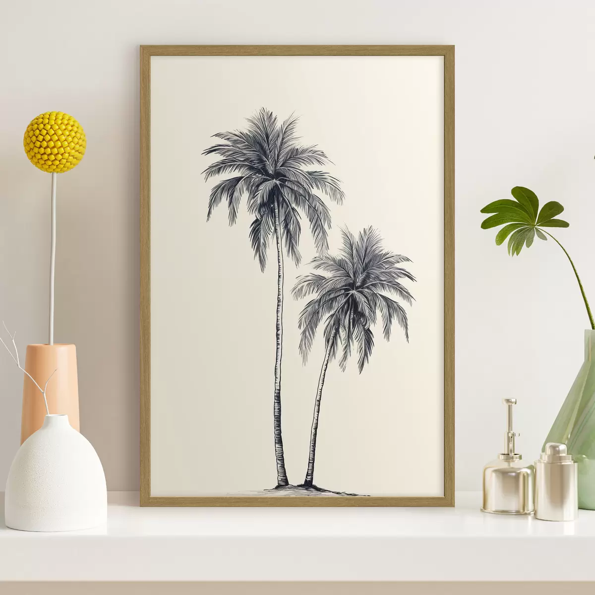 Poster Palmiers minimalisme f43956