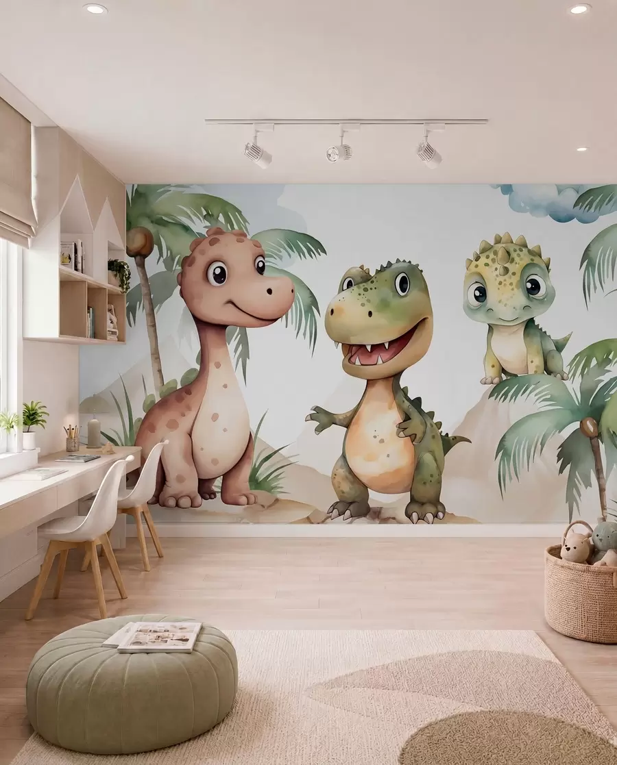 Papier peint Dinosaures w03675