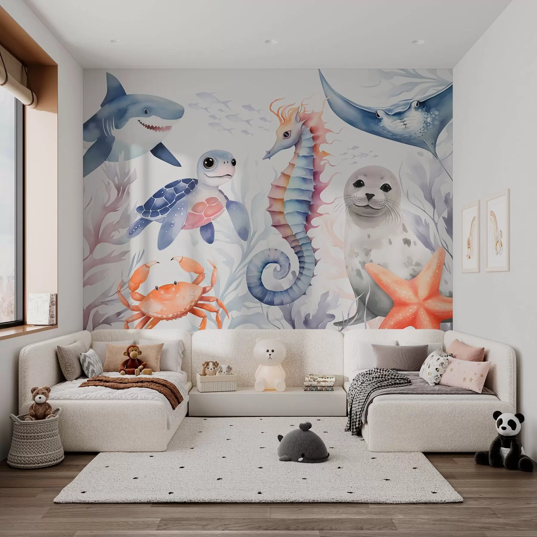 Papier peint Animaux marins w03676