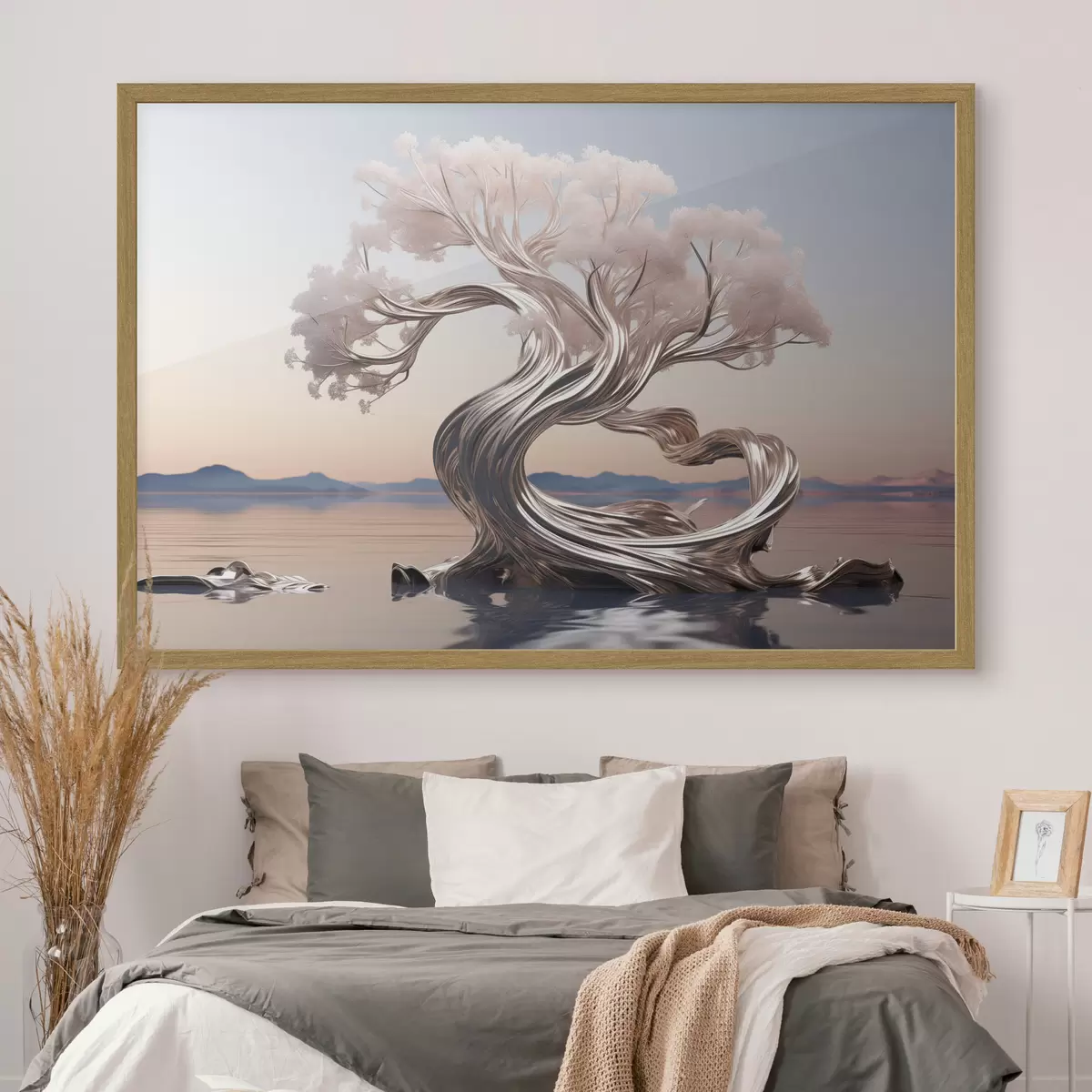 Poster Bois métal f43945