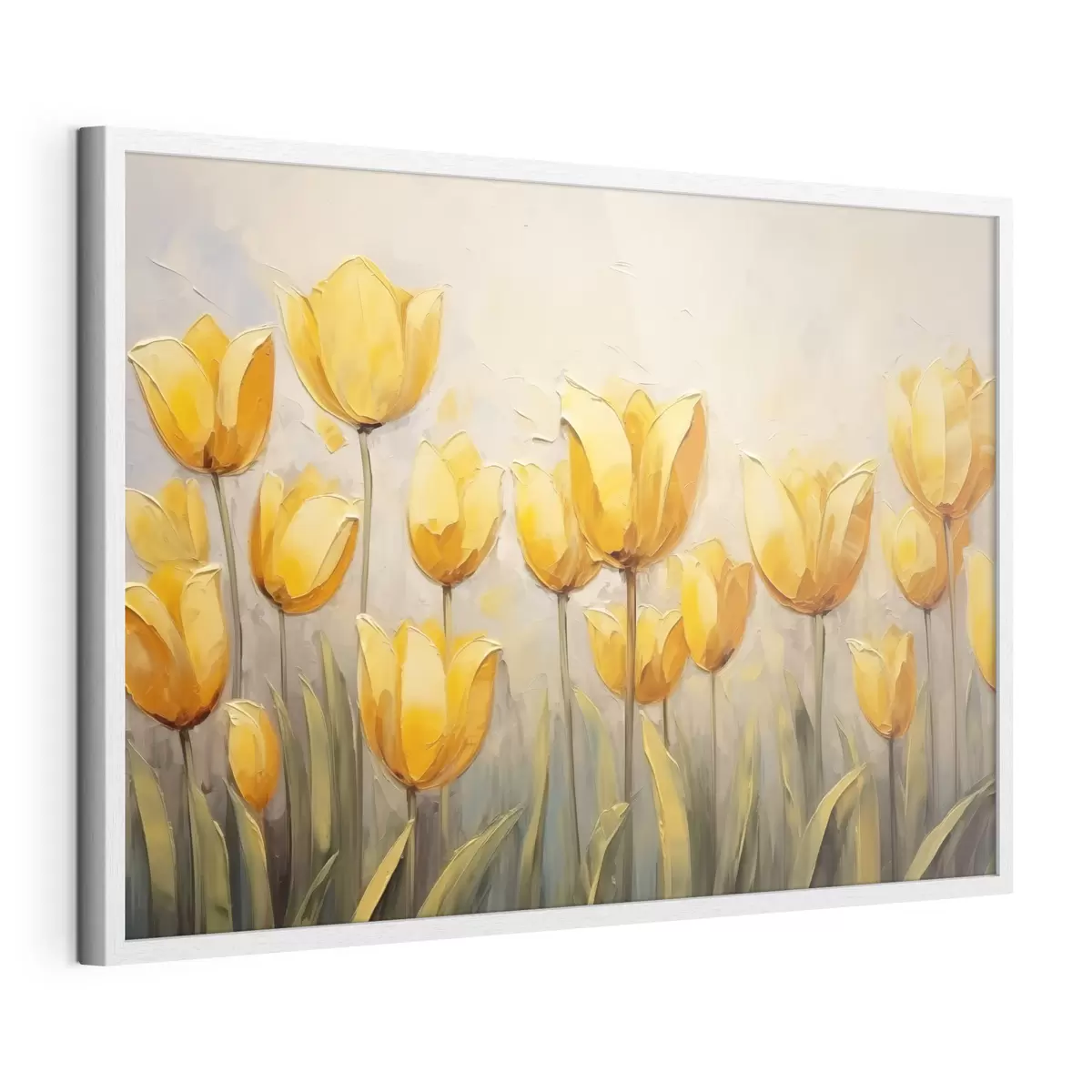 Poster Tulipes jaunes f43977