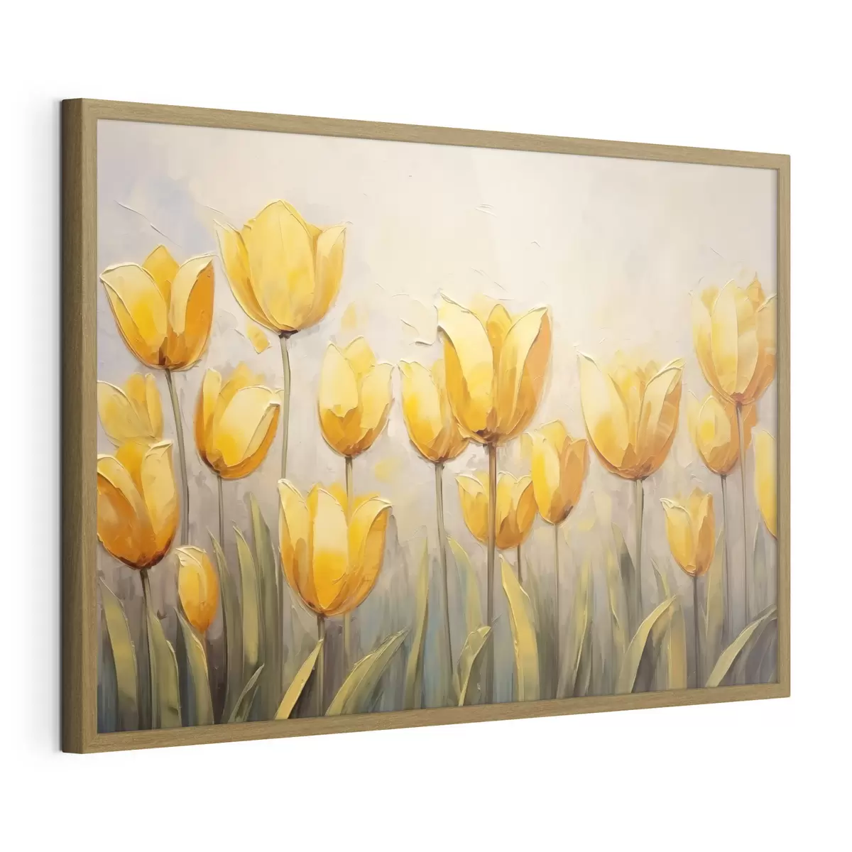 Poster Tulipes jaunes f43977