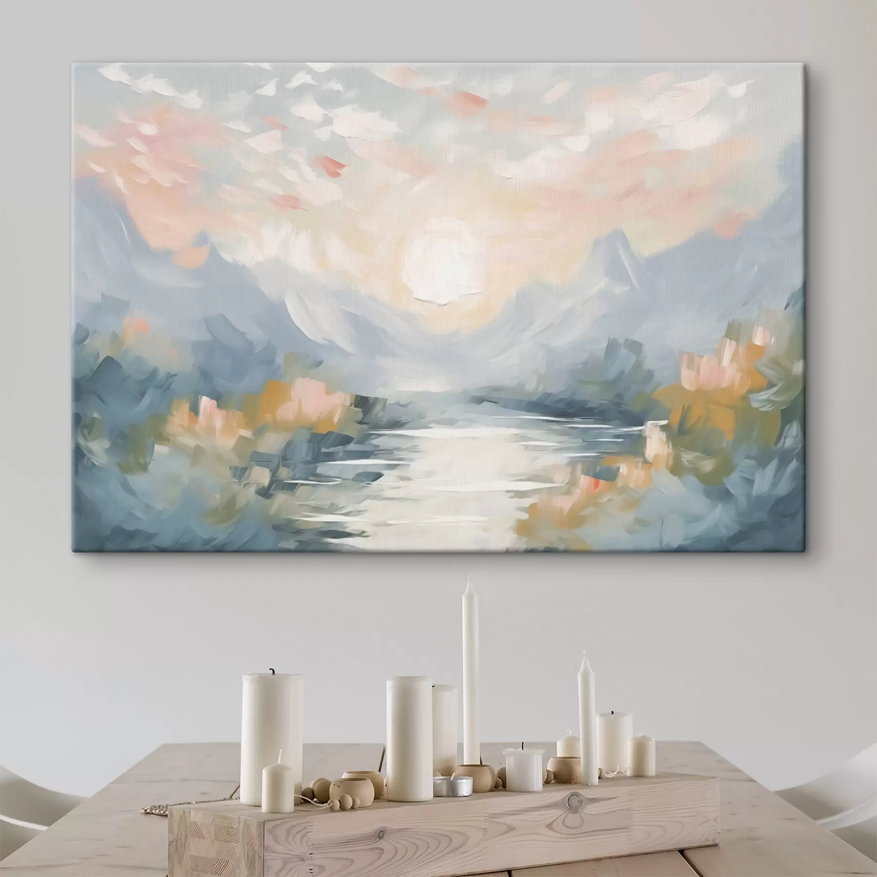 Tableau Abstraction des montagnes s44052