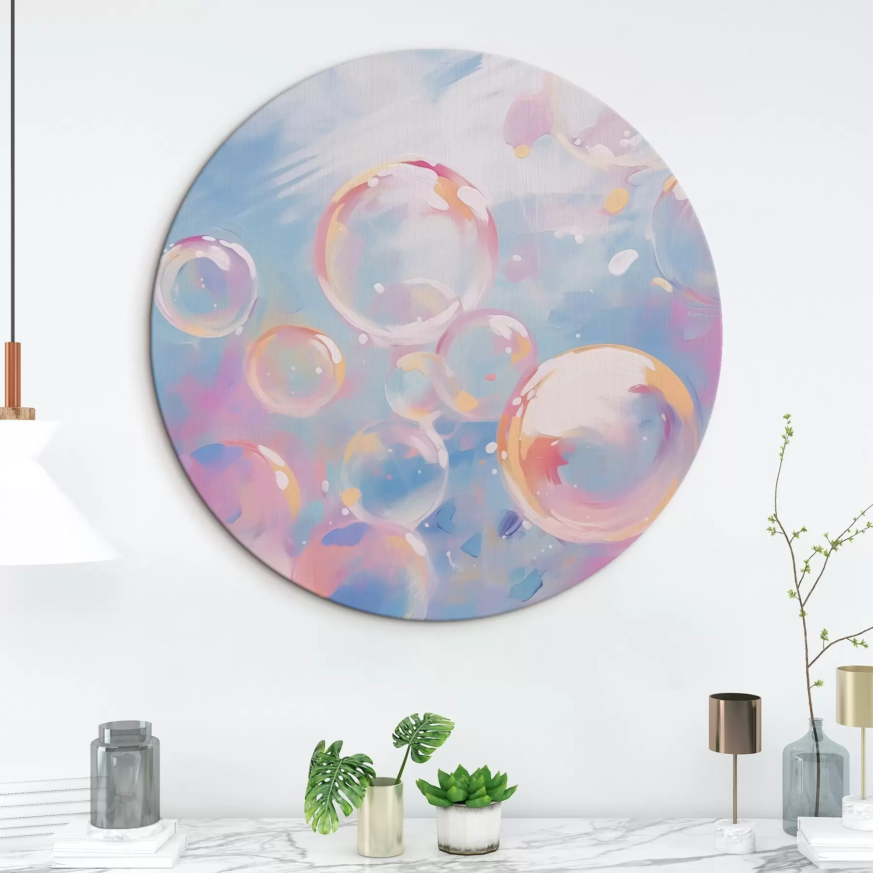 Papier peint Bulles de savon r44033