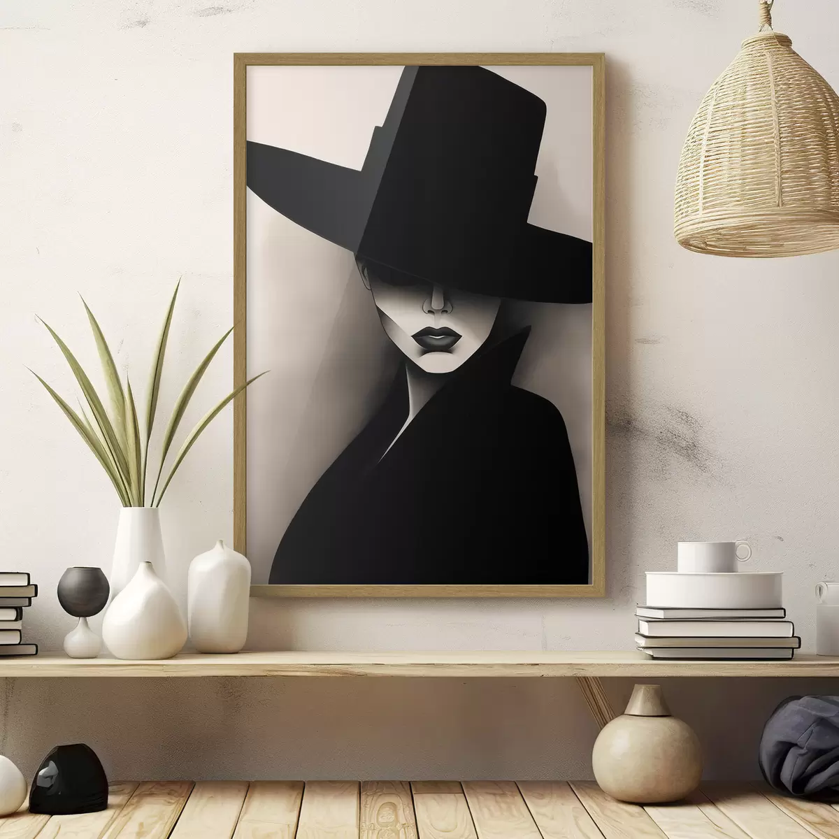 Poster Mystère sous le chapeau f44108