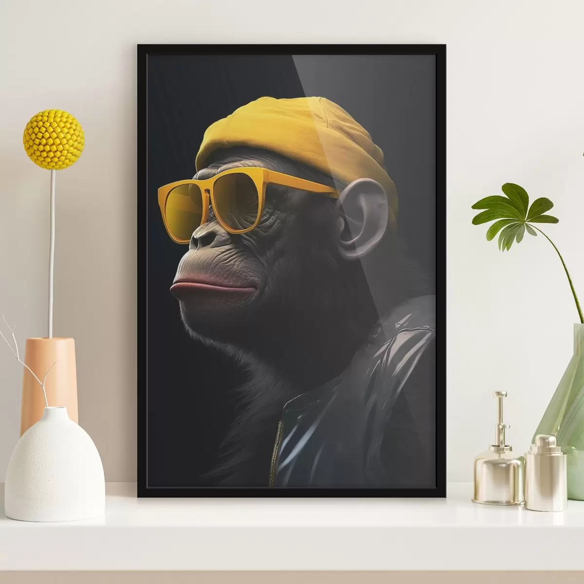 Poster Singe dans un chapeau f44109