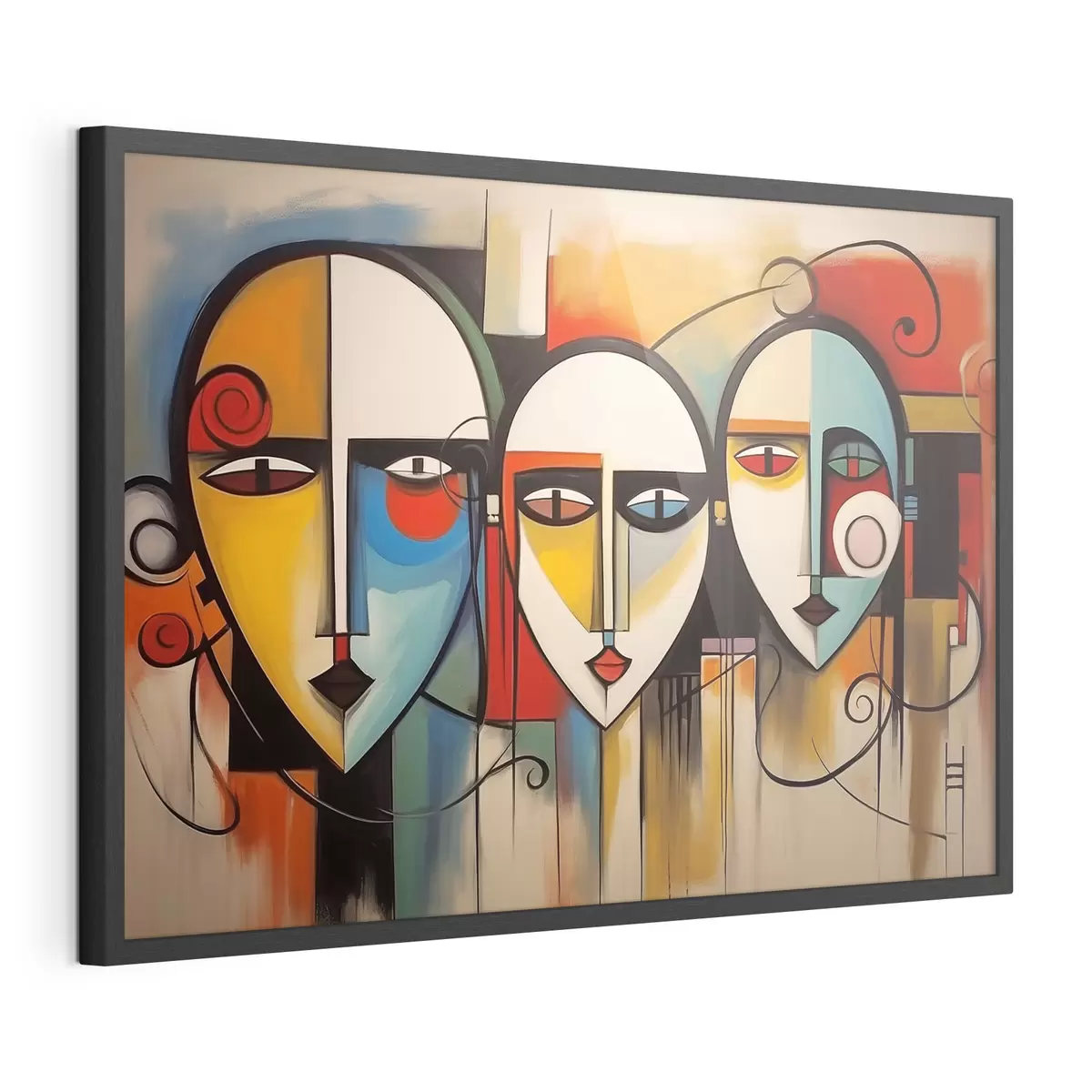 Poster Visages abstraits f44118