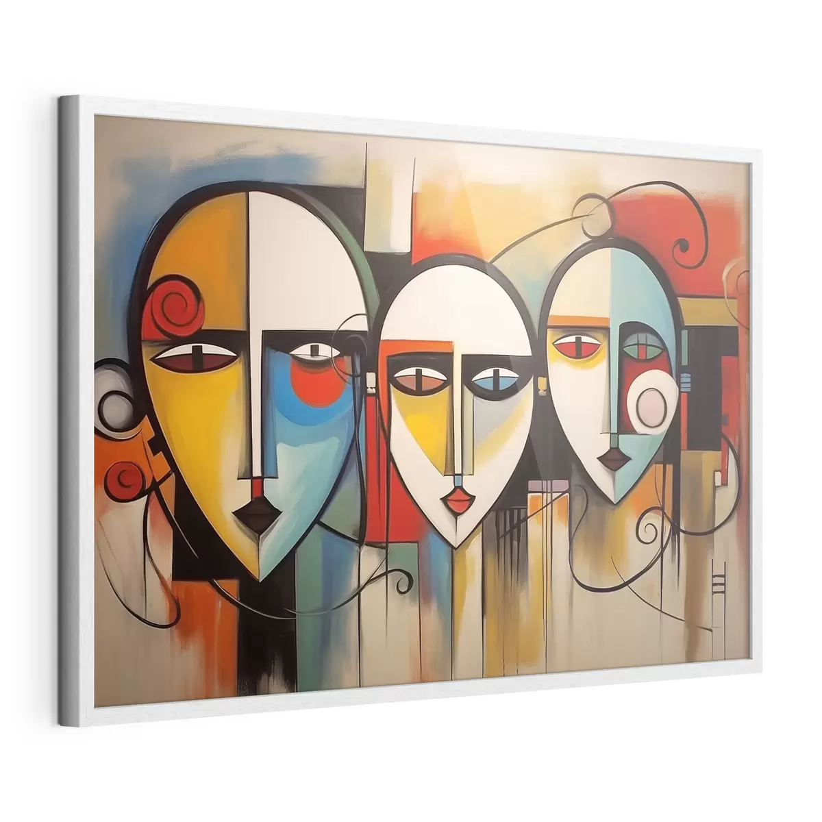 Poster Visages abstraits f44118