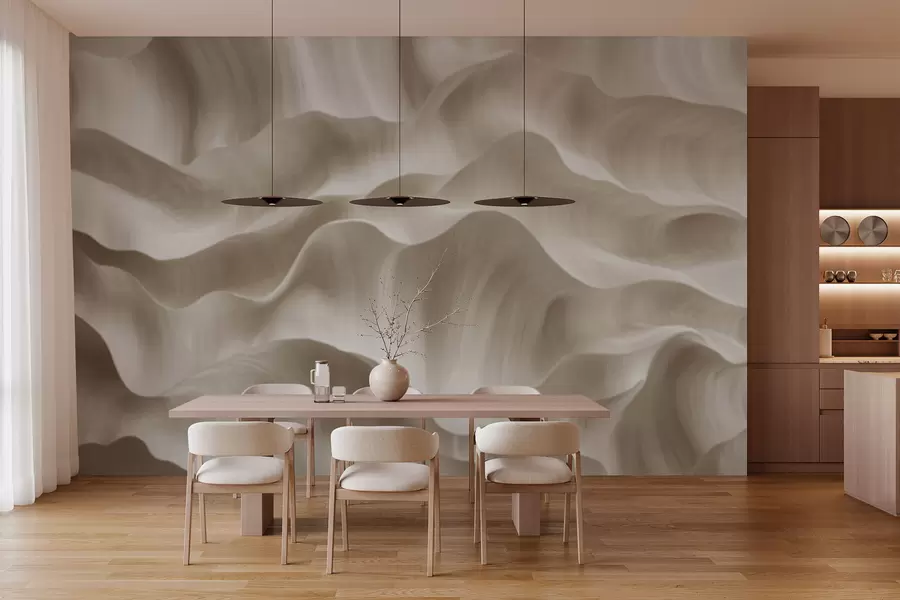 Papier peint Vagues abstraites w03750v1