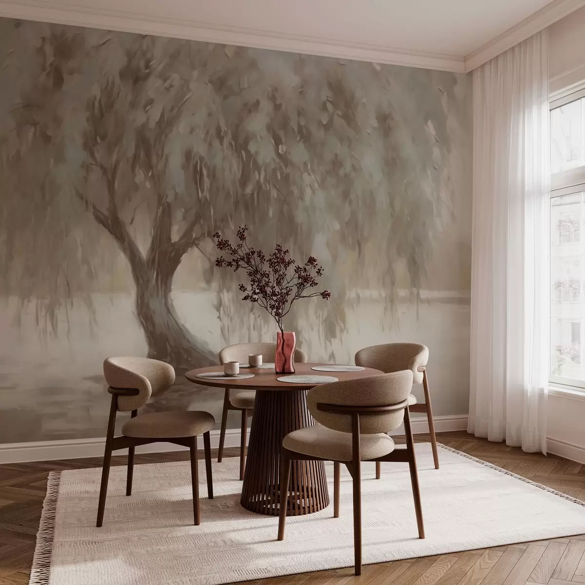 Papier peint Grand saule w03758